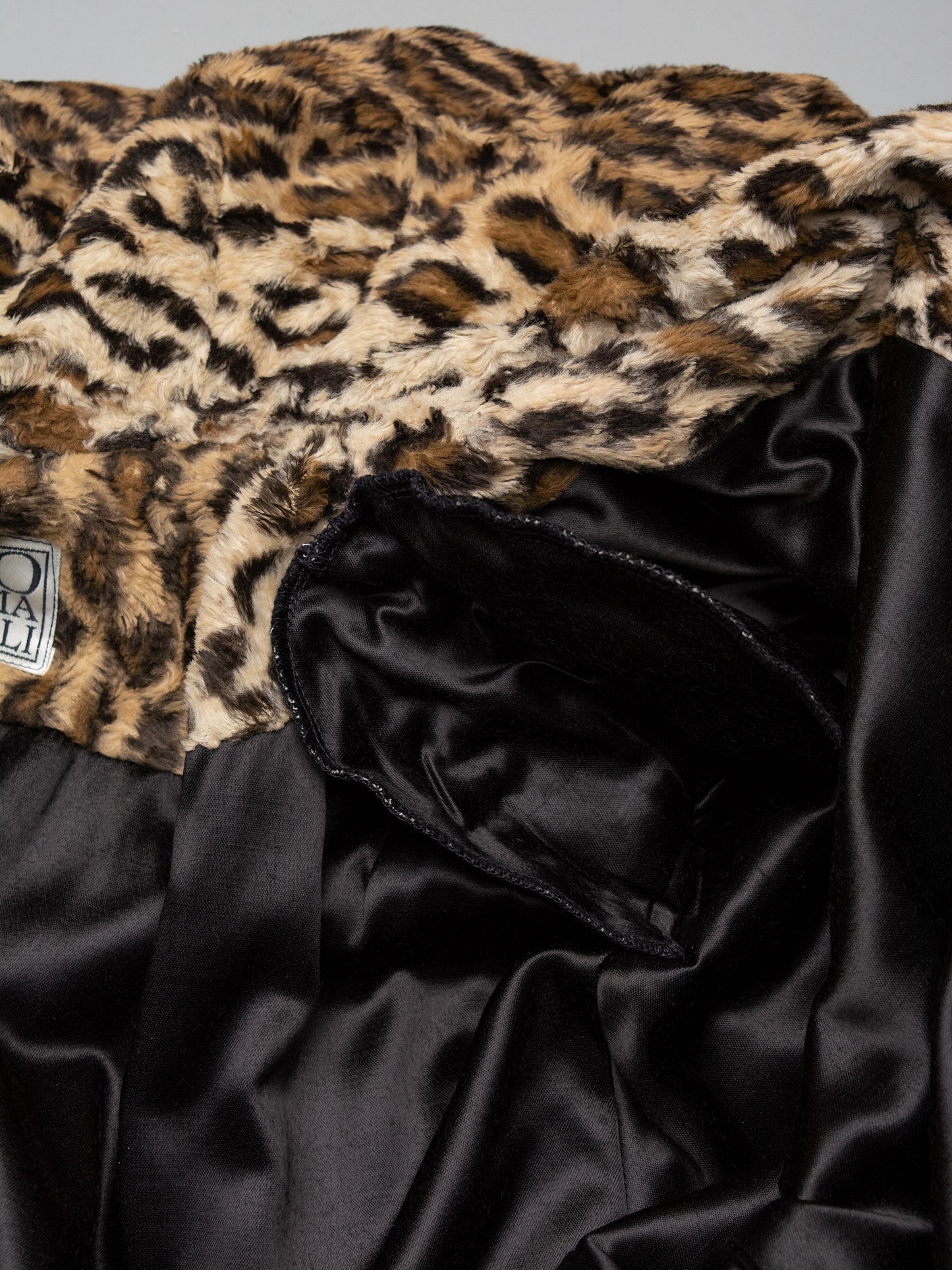 OMO Norma Kamali - (vintage) - leopard faux fur coat