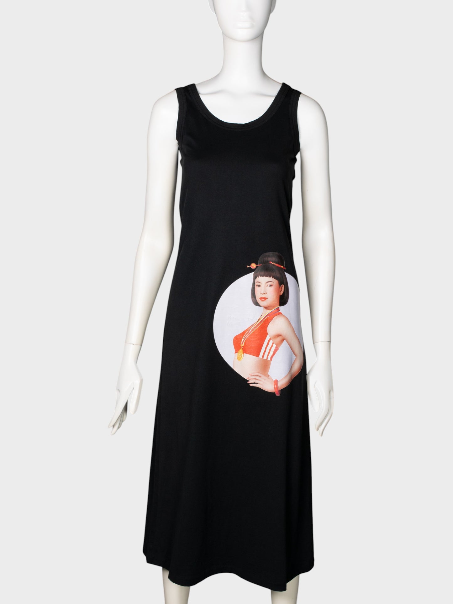 Y-3 X Saeko Tsuemura - S/S 2004 - (sample) Hero dress (black) - size S