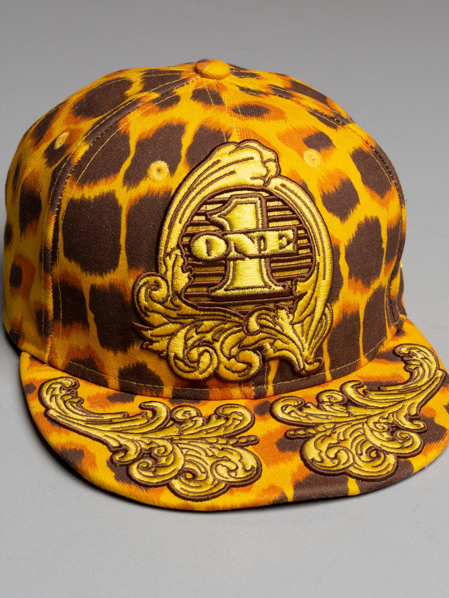 New Era X Jeremy Scott - S/S 2013 - "Number One" leopard 9Fifty snapback - size M/L