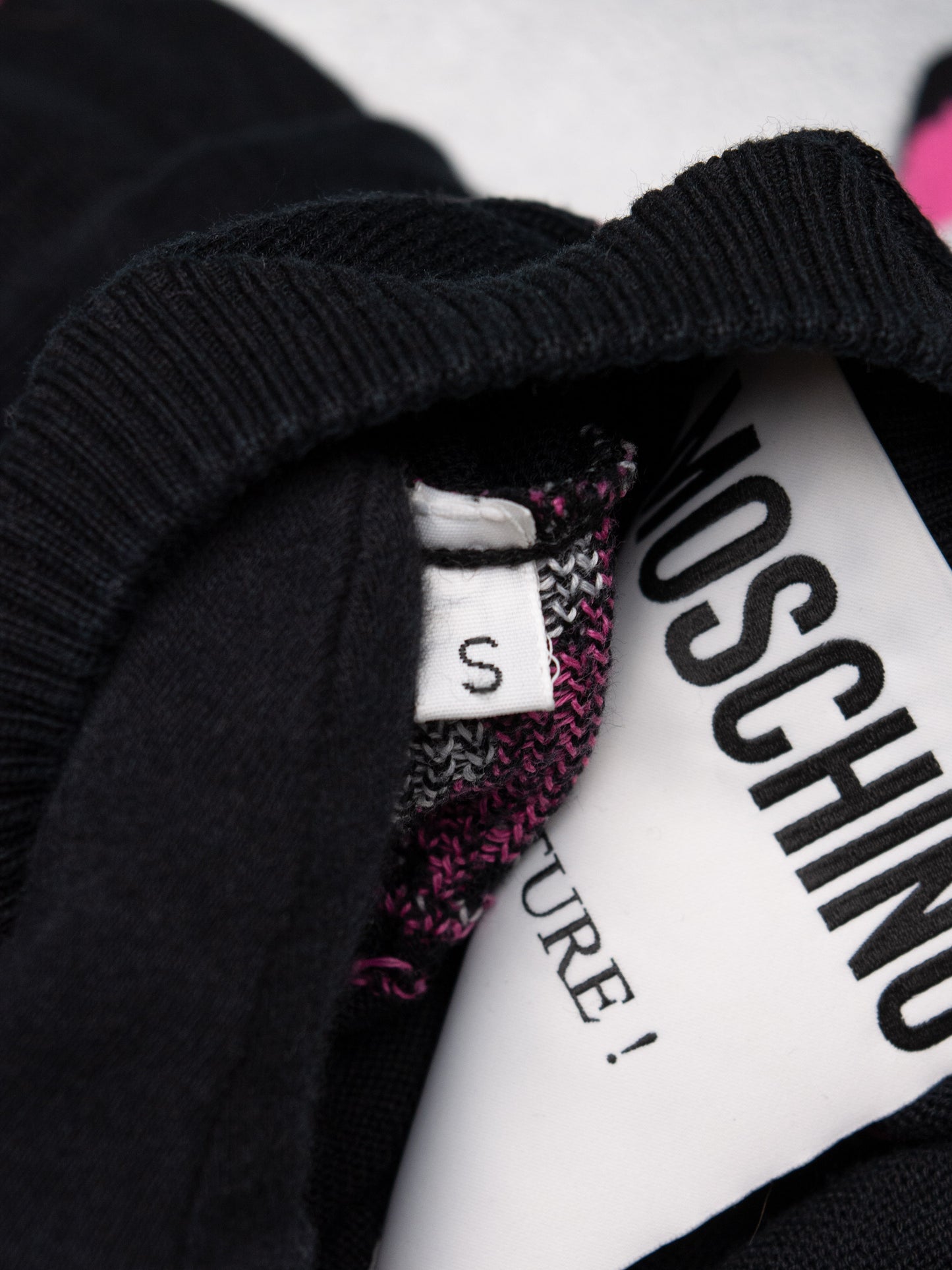 Moschino - S/S 2015 - Barbie oversized sweater (black) - women's size S