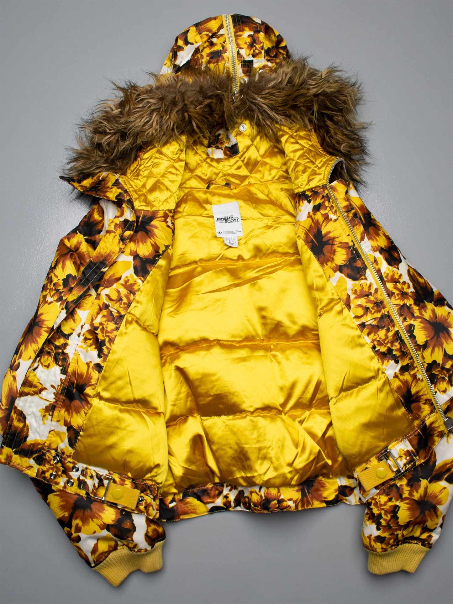 adidas Originals by Jeremy Scott - A/W 2013 - Golden Flower Down Jacket - size M