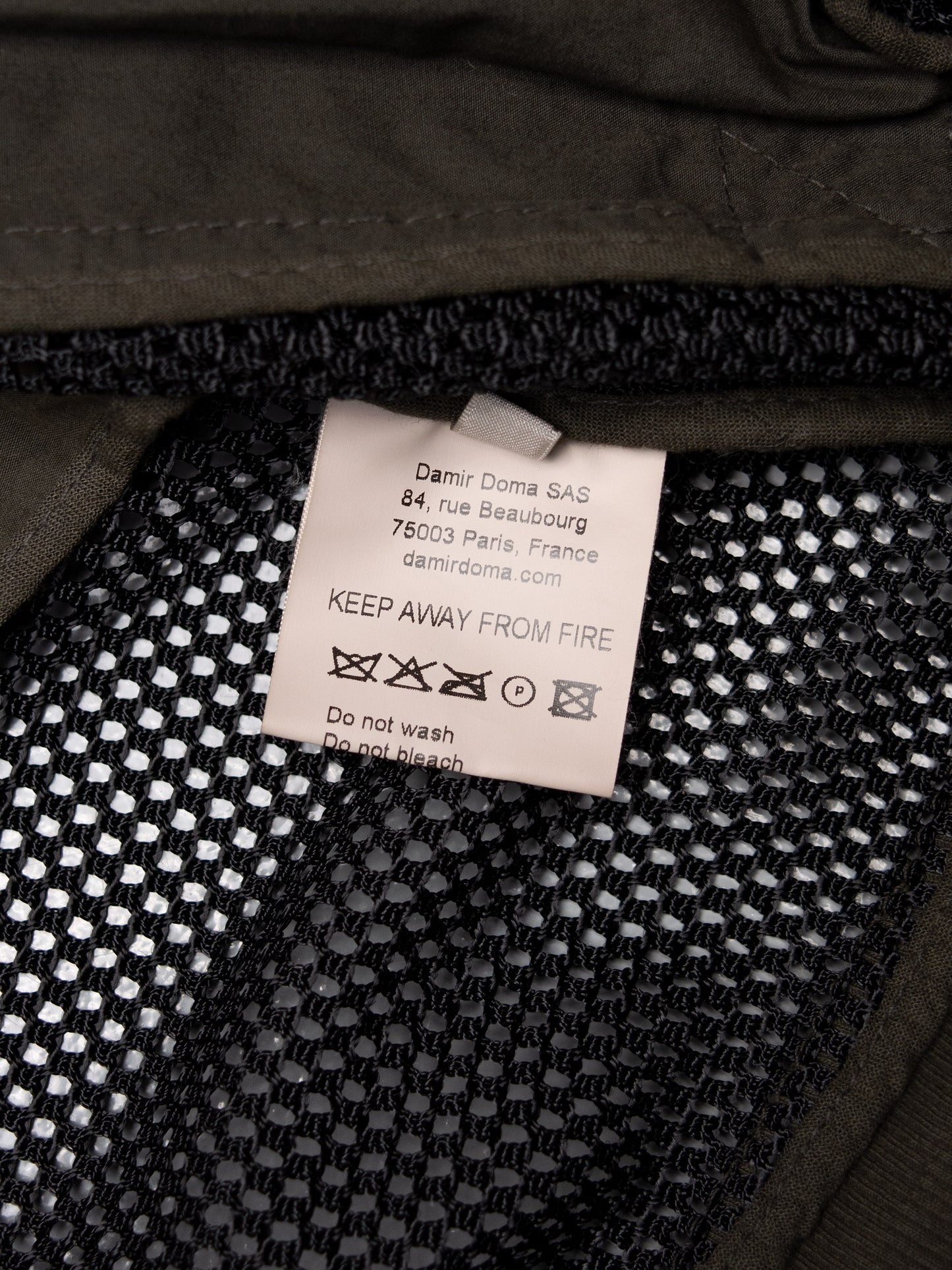 Damir Doma SILENT - mesh bomber jacket - men's size XS