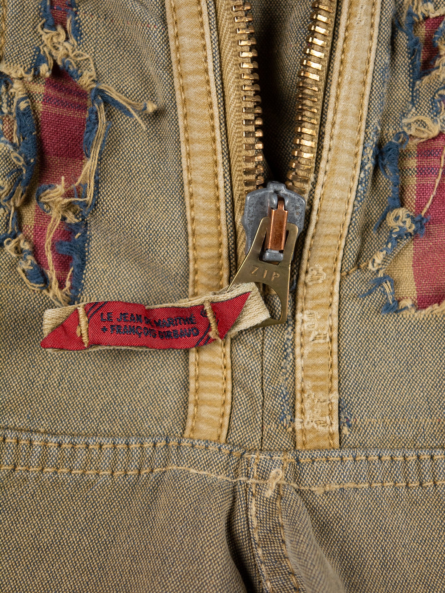 Le Jean De Marithé + François Girbaud - "zombie" destroyed cargo pants - size 48