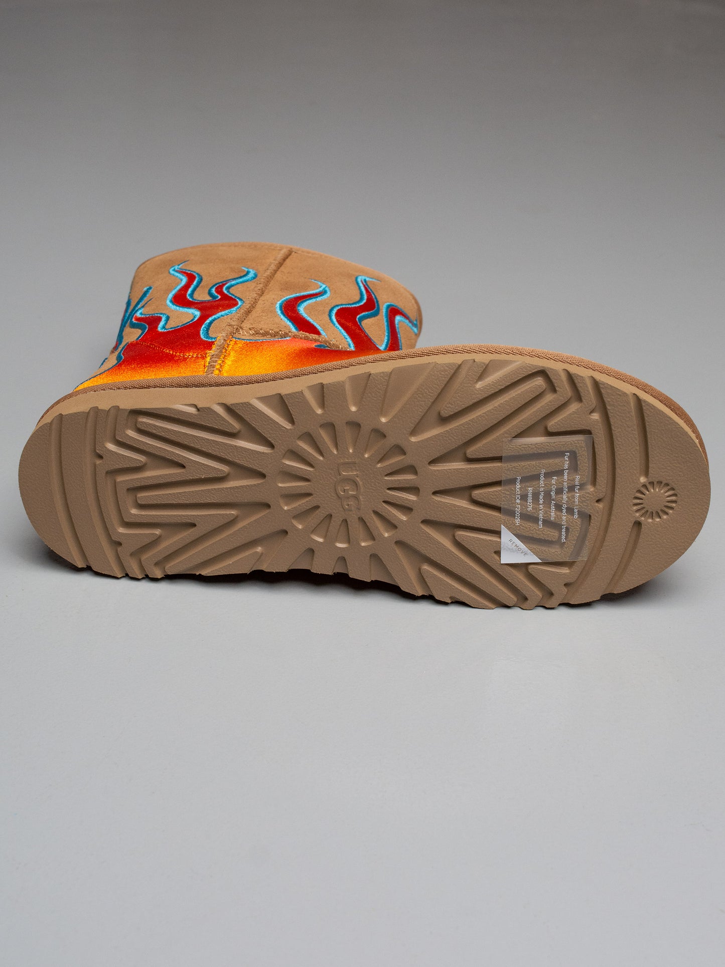 UGG X Jeremy Scott 2025 Classic Short Flames Boot - size 39.5