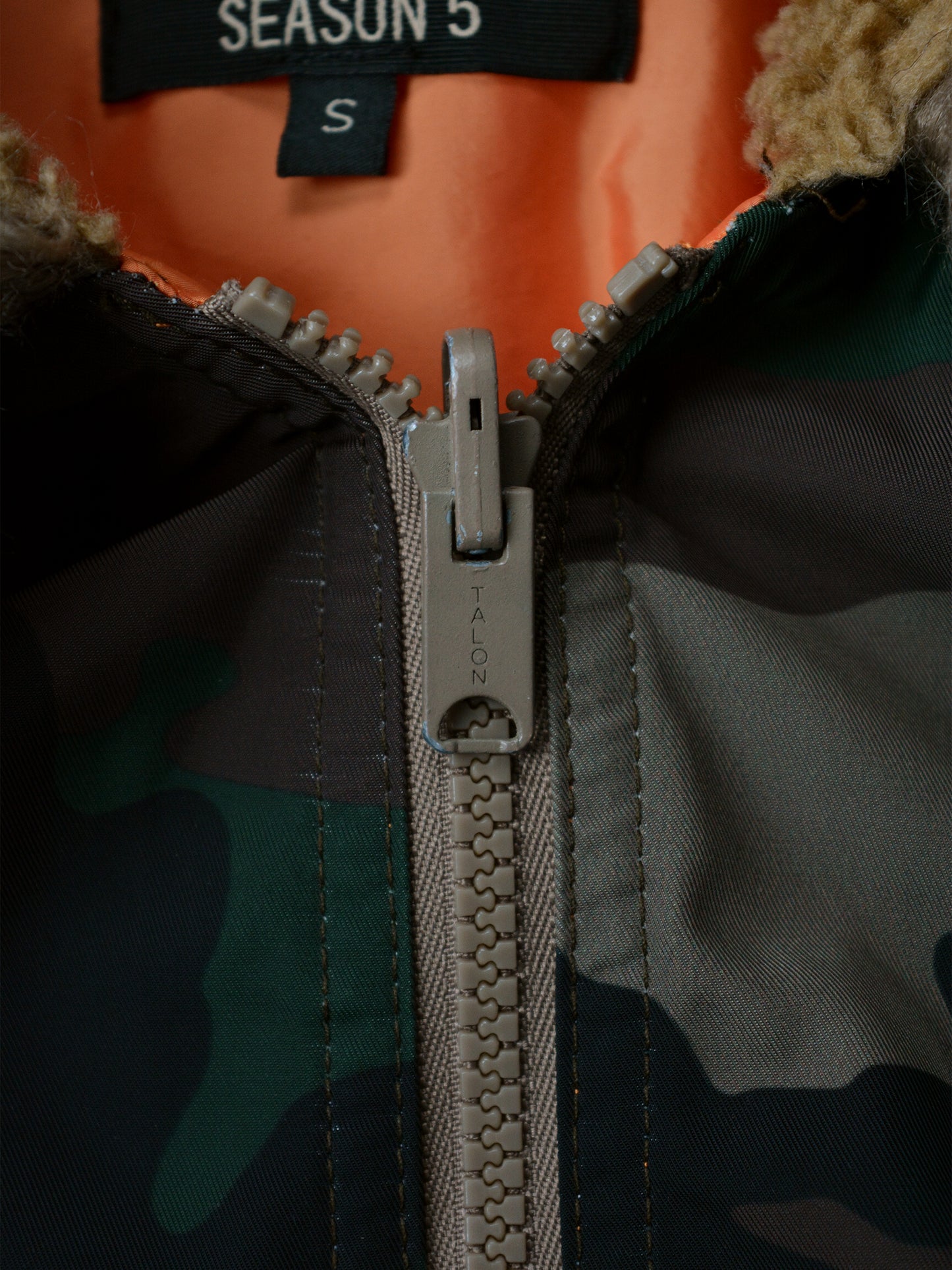 YEEZY Season 5 (2017) - camo hooded bomber jacket - size S
