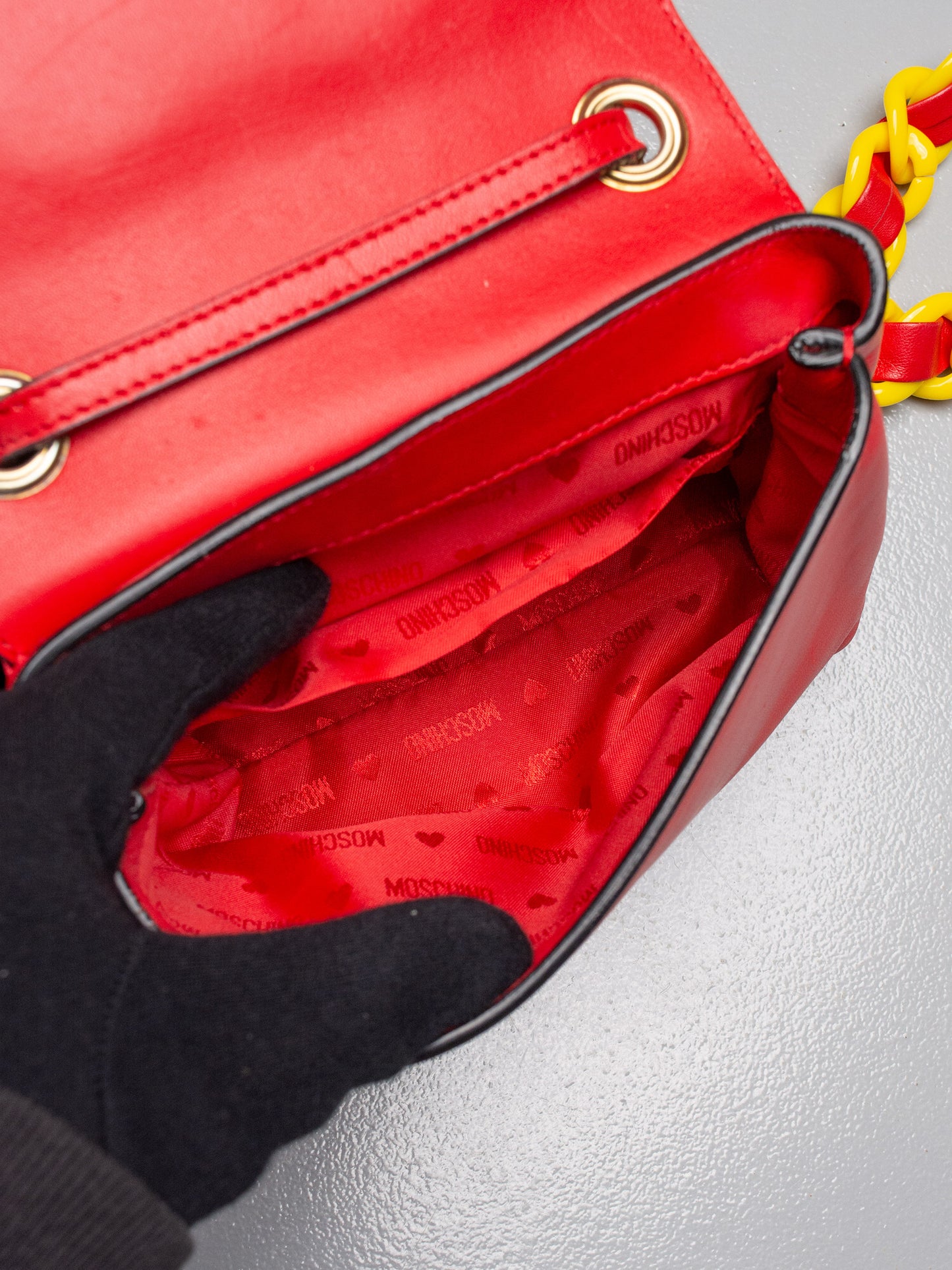 Moschino A/W 2014 "McDonald's" mini crossbody bag