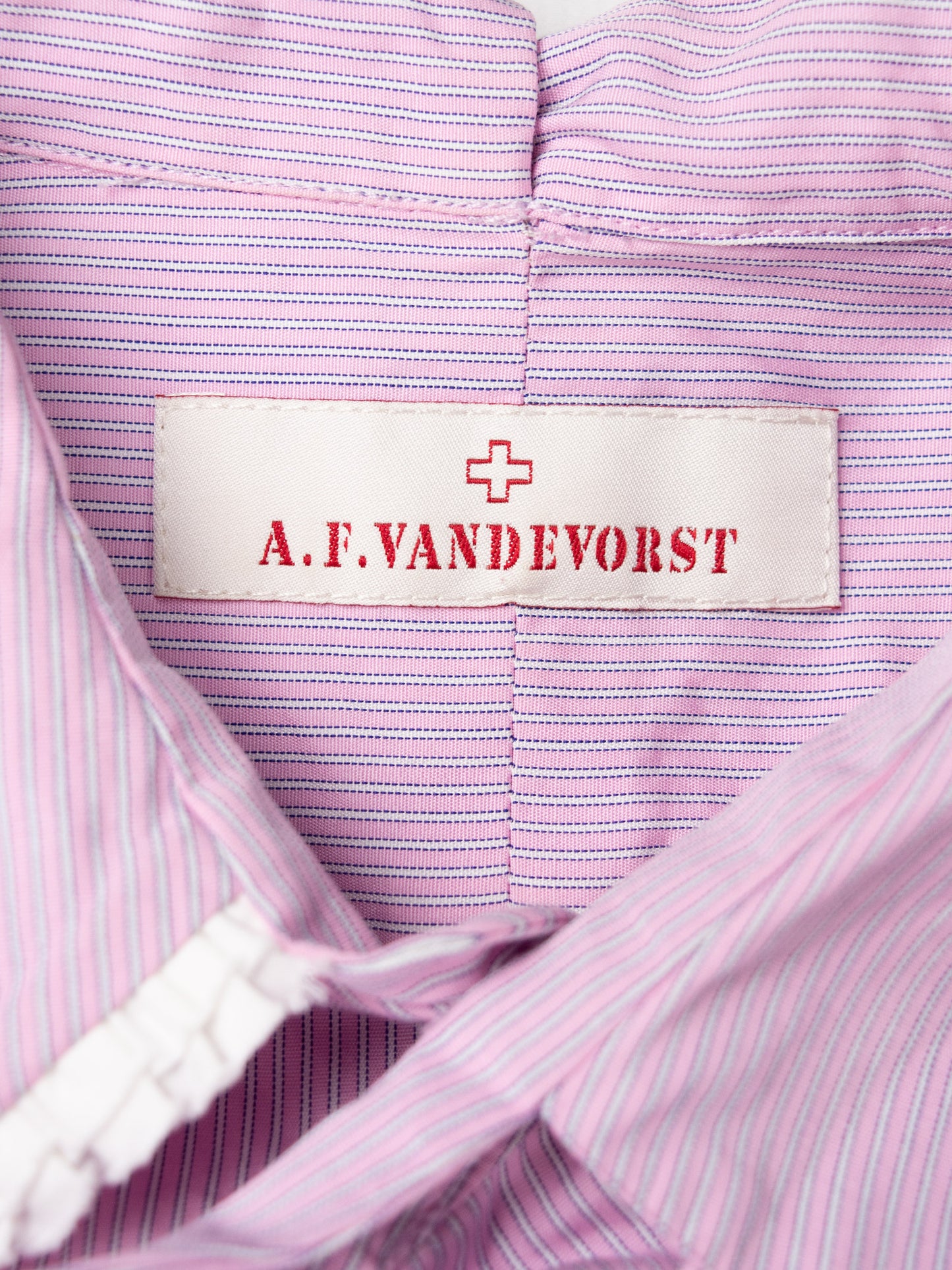 A.F.Vandevorst - asymmetric long shirt with tie - size 42