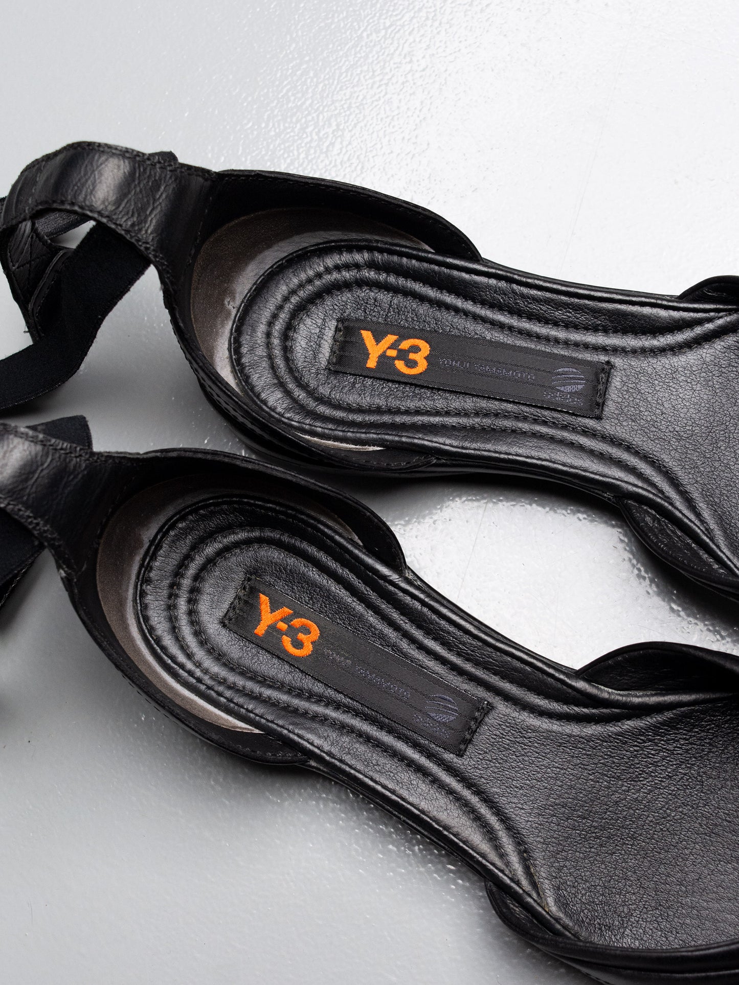 Y-3 S/S 2005 lace-up ballet flats - size 39 1/3