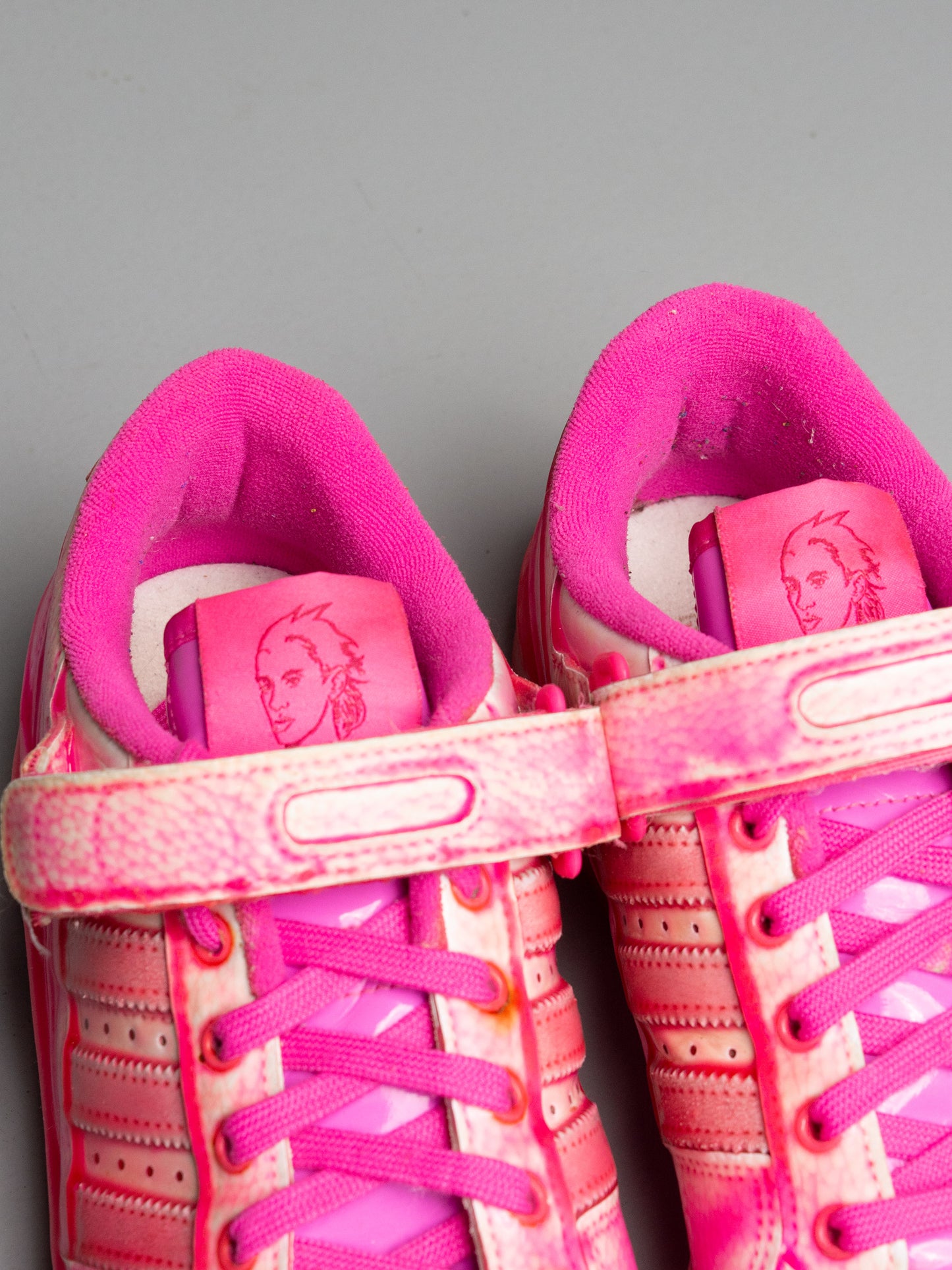 adidas Originals X Jeremy Scott 2021 JS Forum Dipped Low "Solar Pink" - size 44