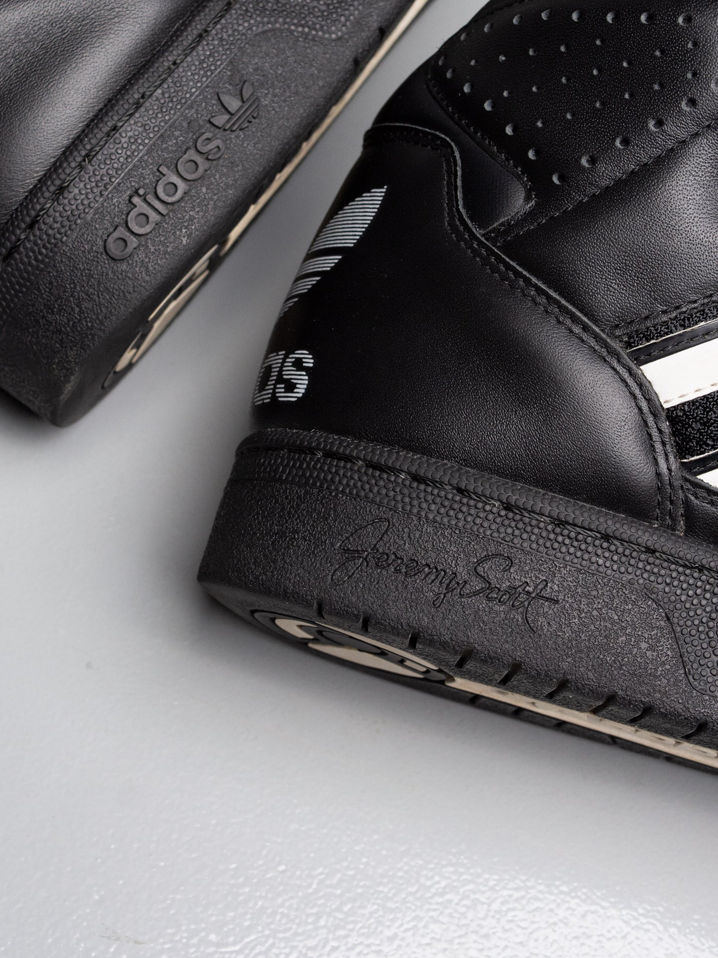 adidas Originals by Jeremy Scott A/W 2012 JS Instinct Hi (Black) - size 43 1/3