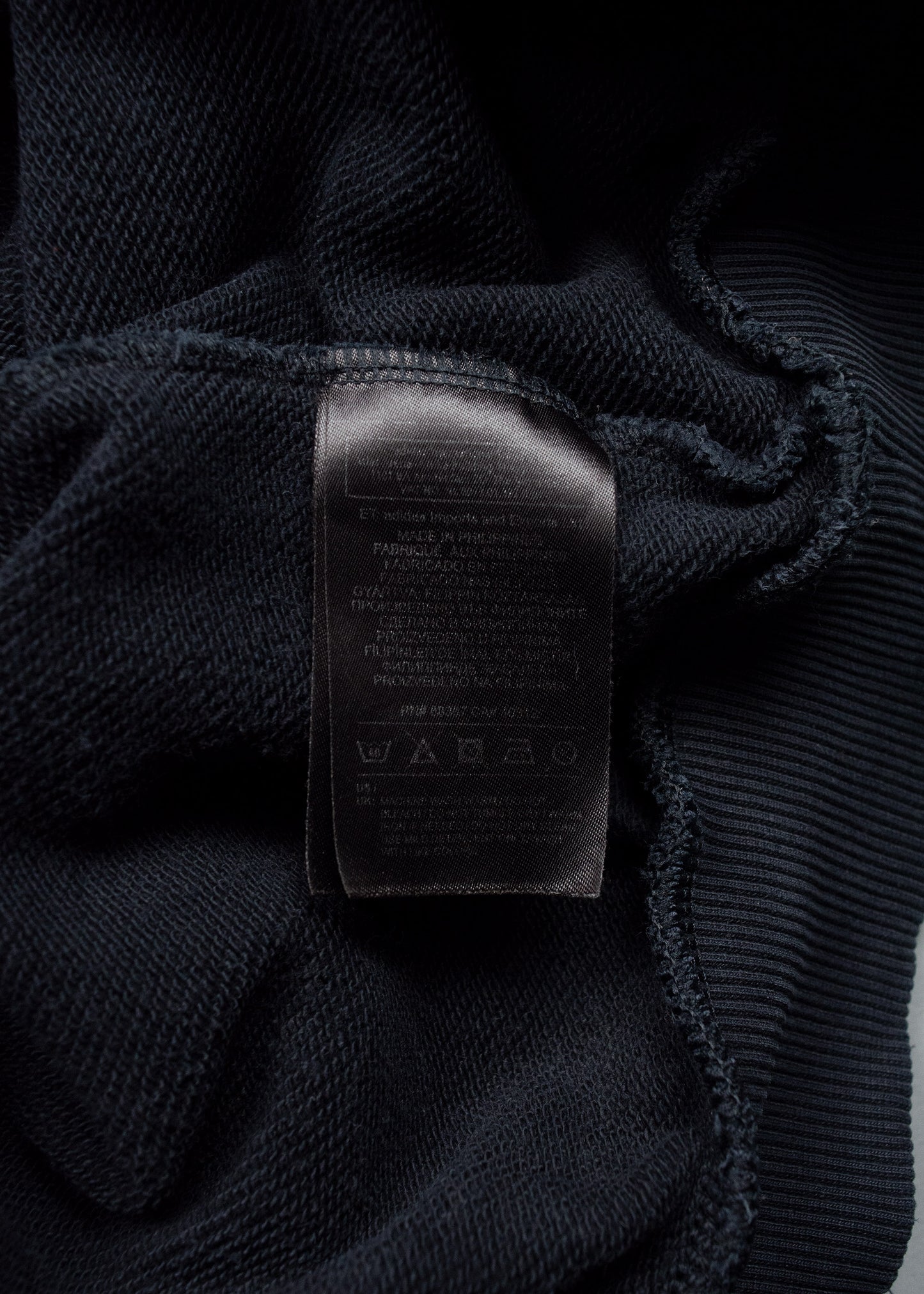 adidas X Gosha Rubchinskiy A/W 2017 logo crewneck (black) - size M