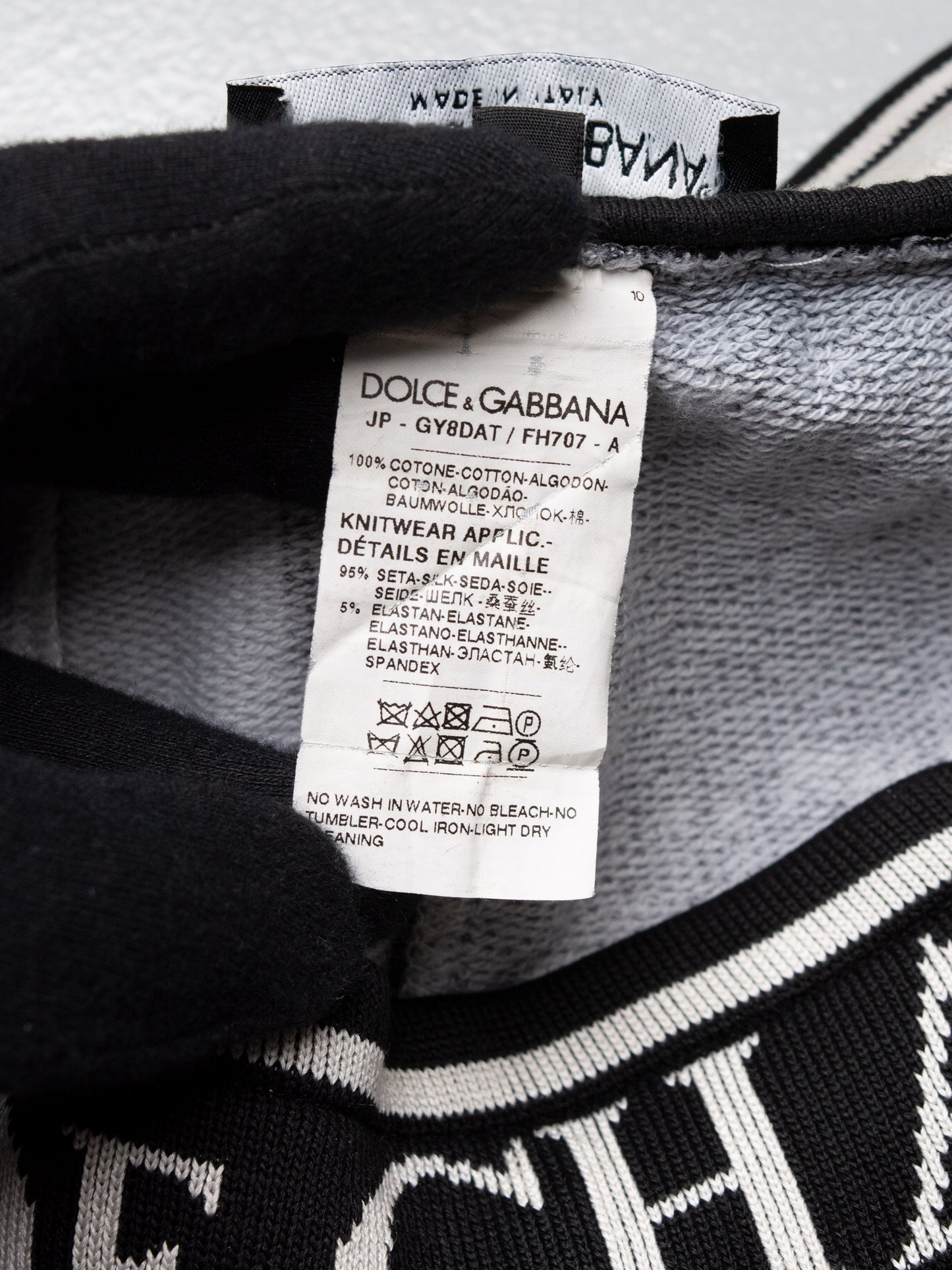 Dolce & Gabbana A/W 2018 "Time of Change" cherubs sweatpants - men's size 48