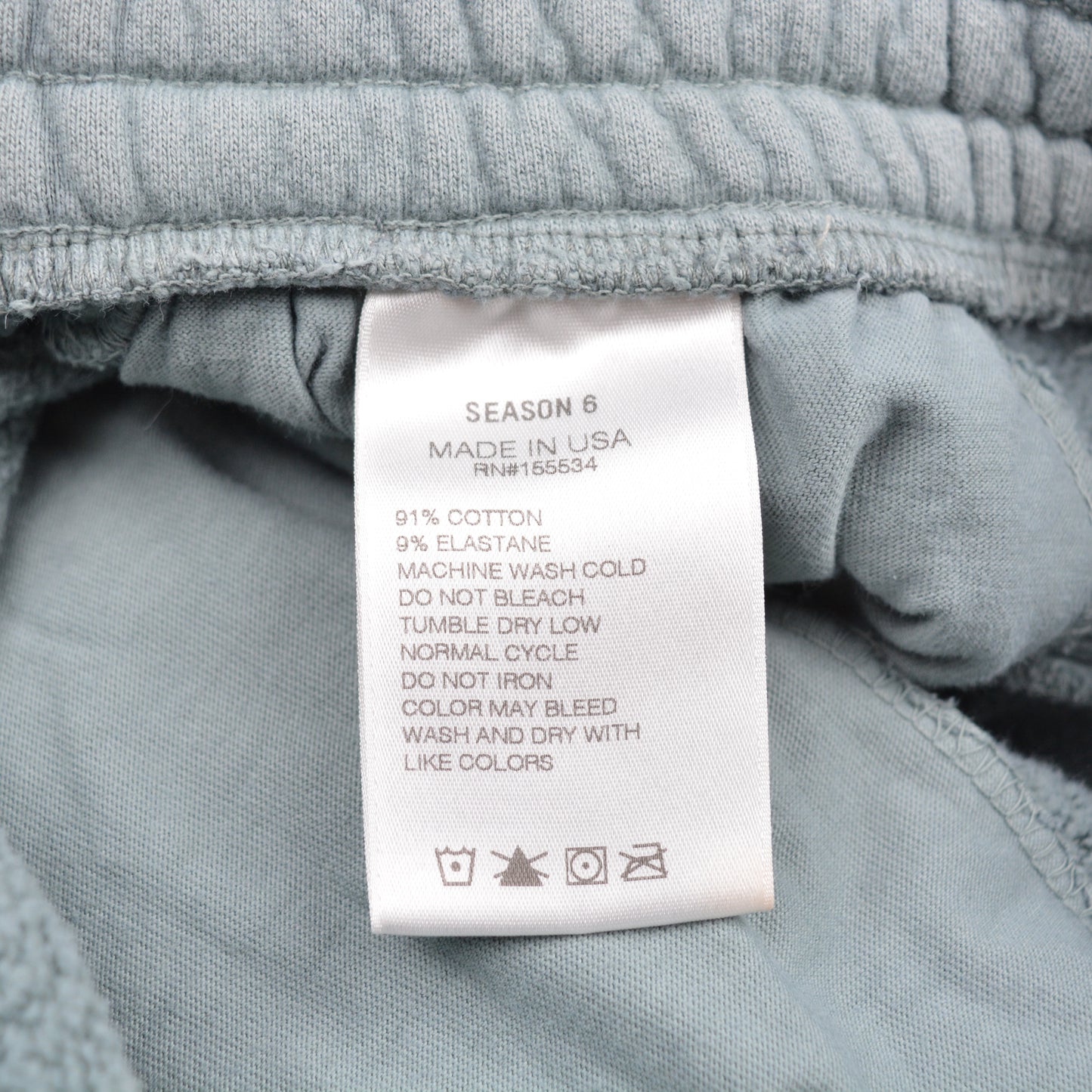 YEEZY Season 6 (2018) - sweatpants (Glacier) - size S
