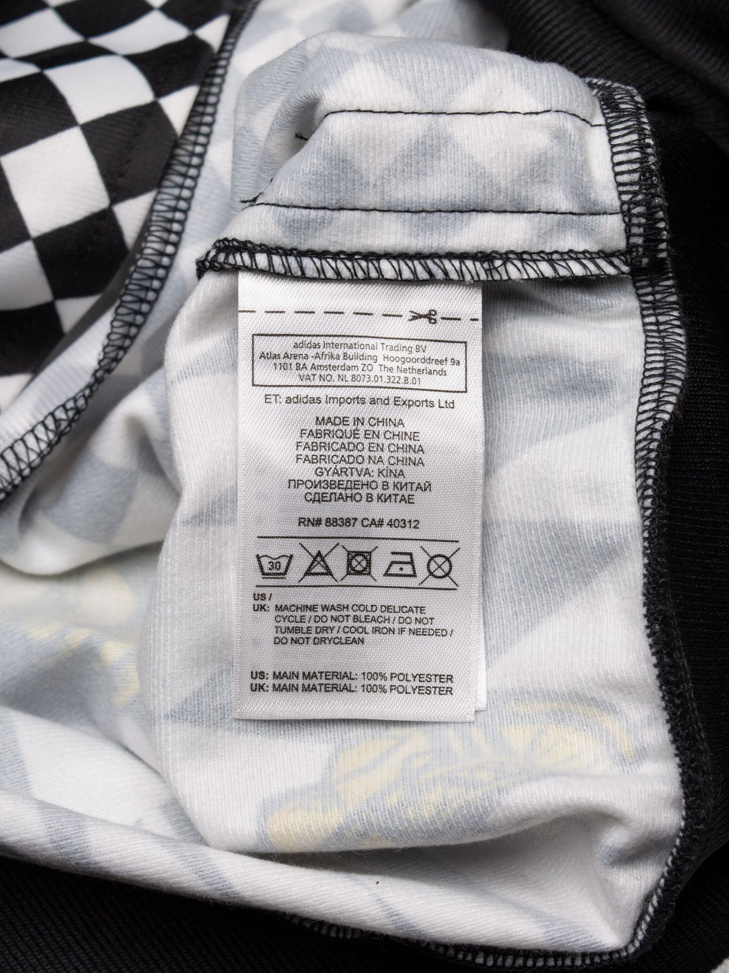 adidas Originals by Jeremy Scott - A/W 2013 - opart track jacket - men's size M