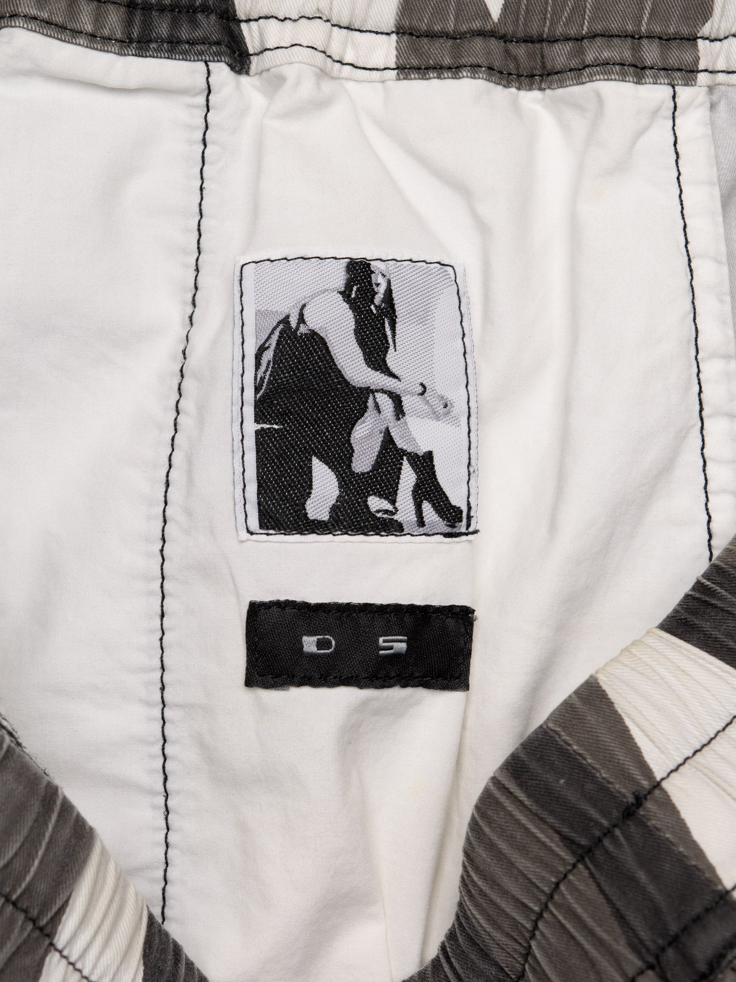 Rick Owens DRKSHDW - S/S 2014 - geometric shorts - men's size M