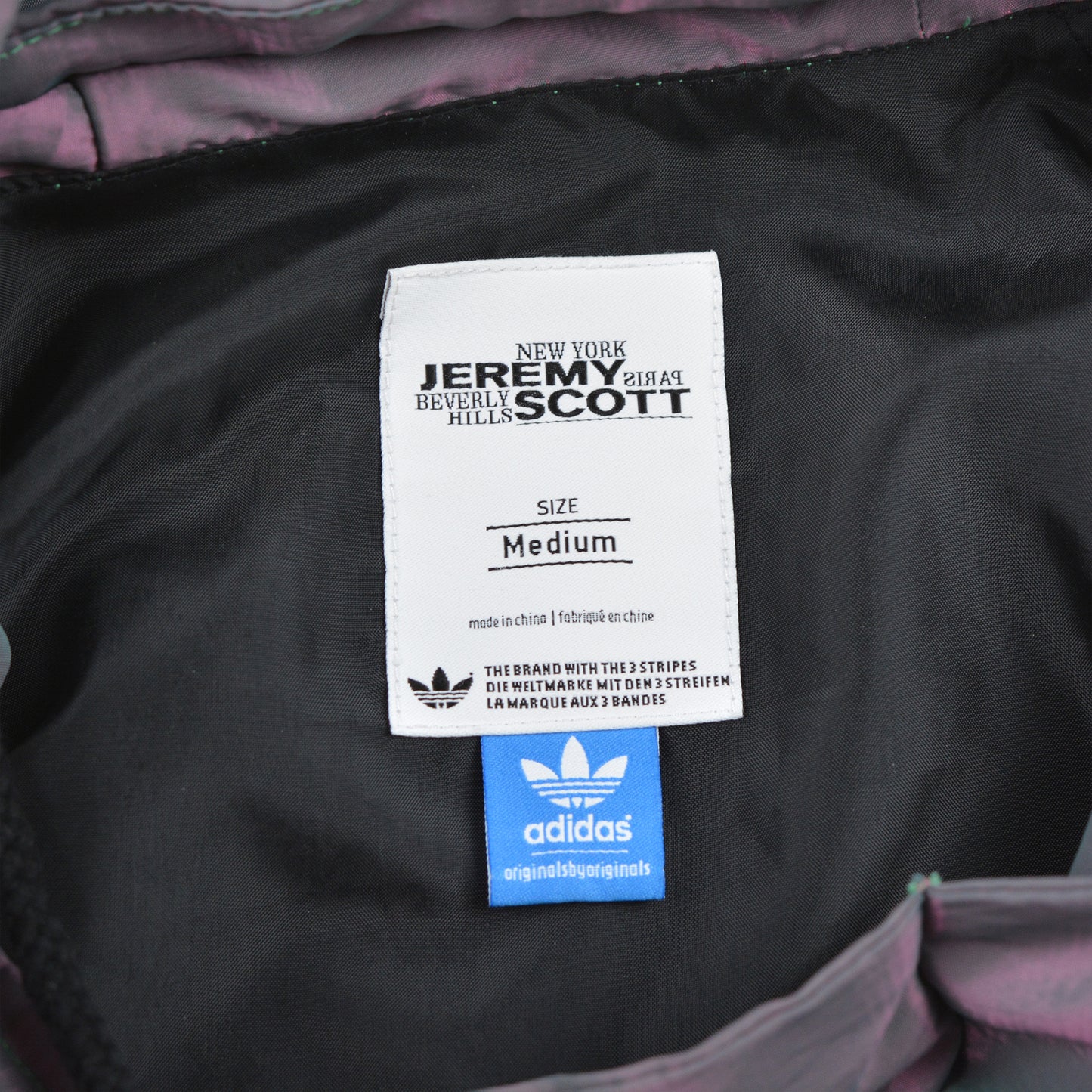 adidas Originals by Jeremy Scott - S/S 2009 - rainbow anorak - size M