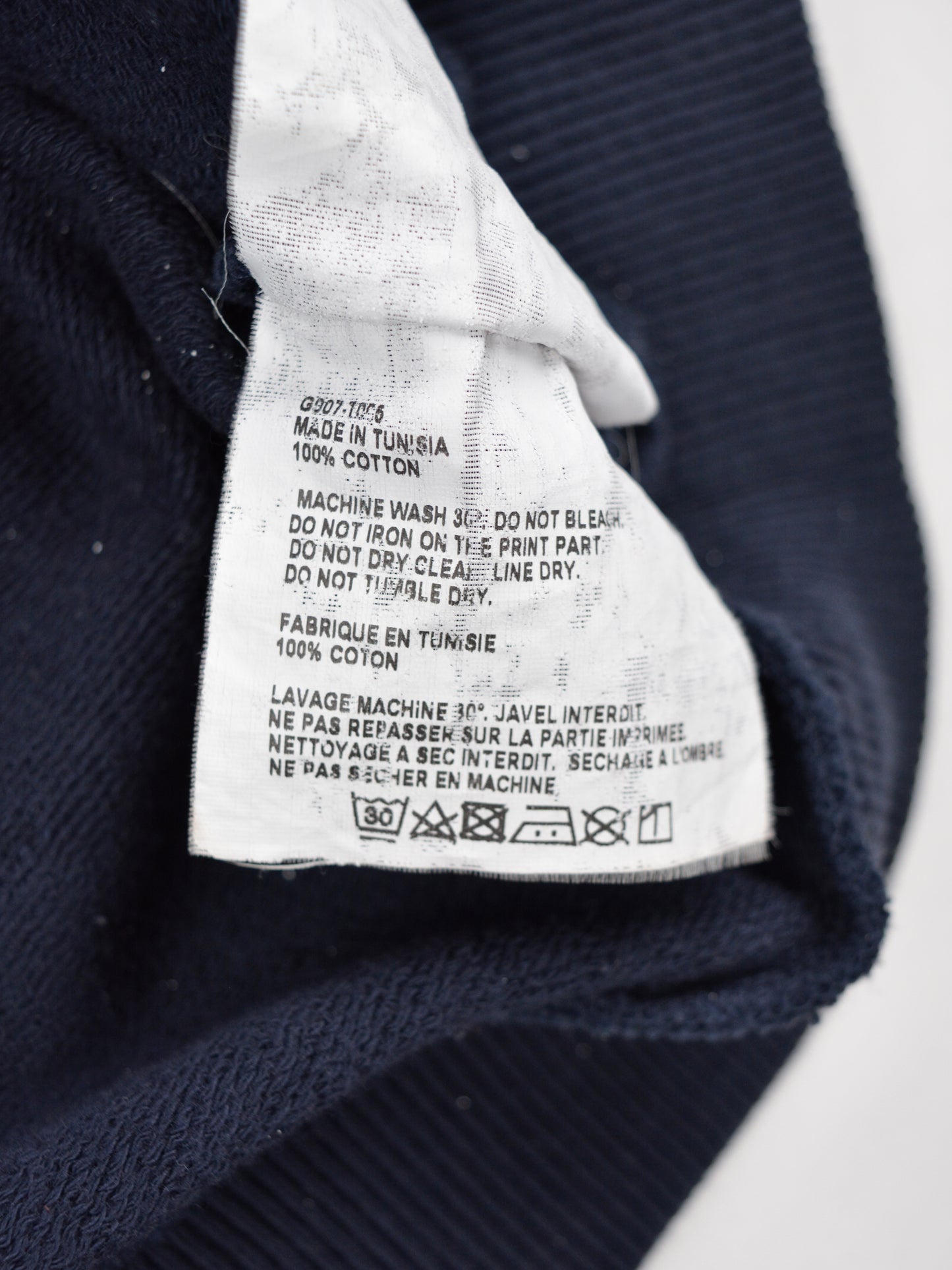 Gosha Rubchinskiy - A/W 2015 - flag hoodie - size S