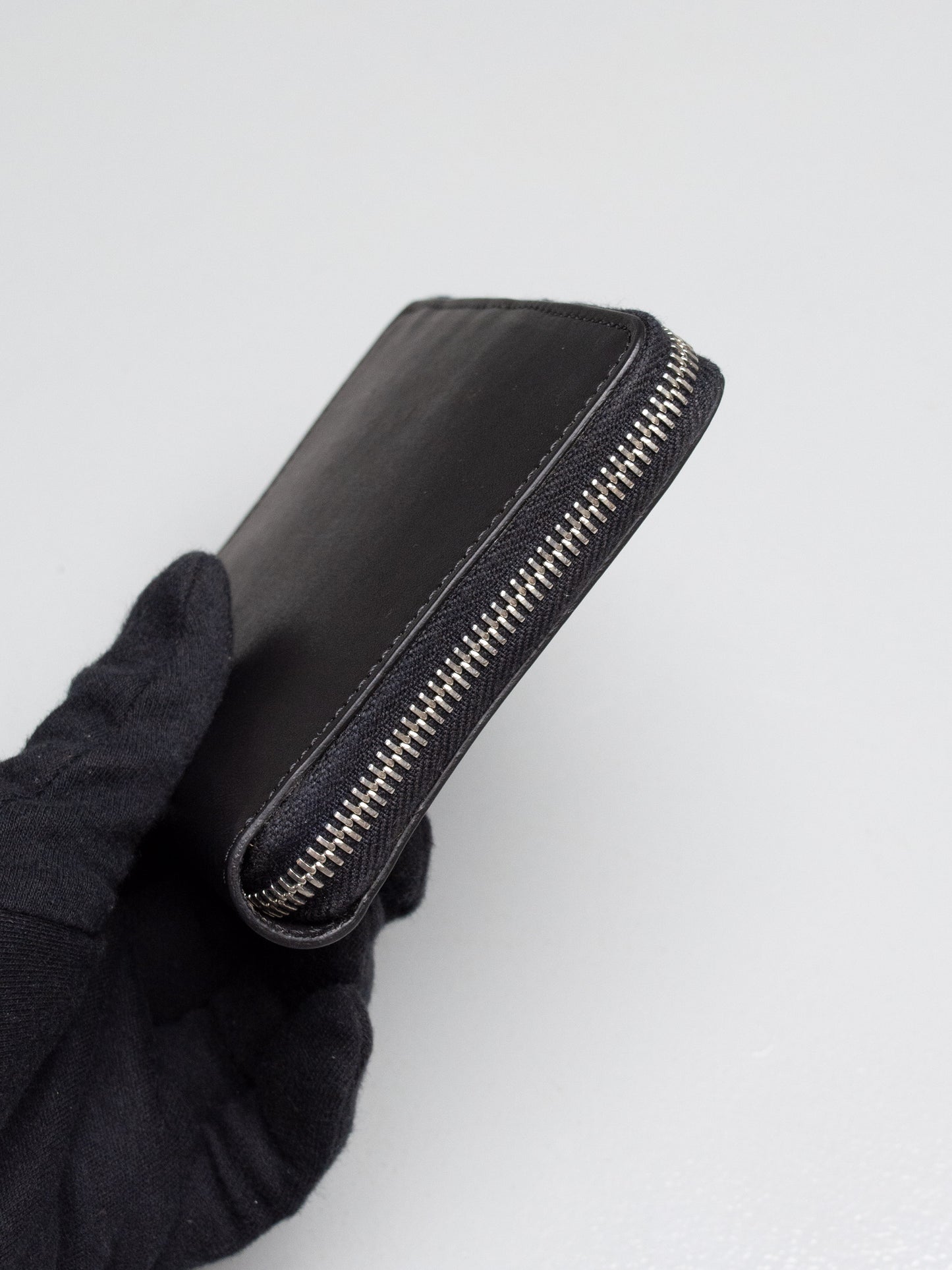 Rick Owens - leather zipped wallet