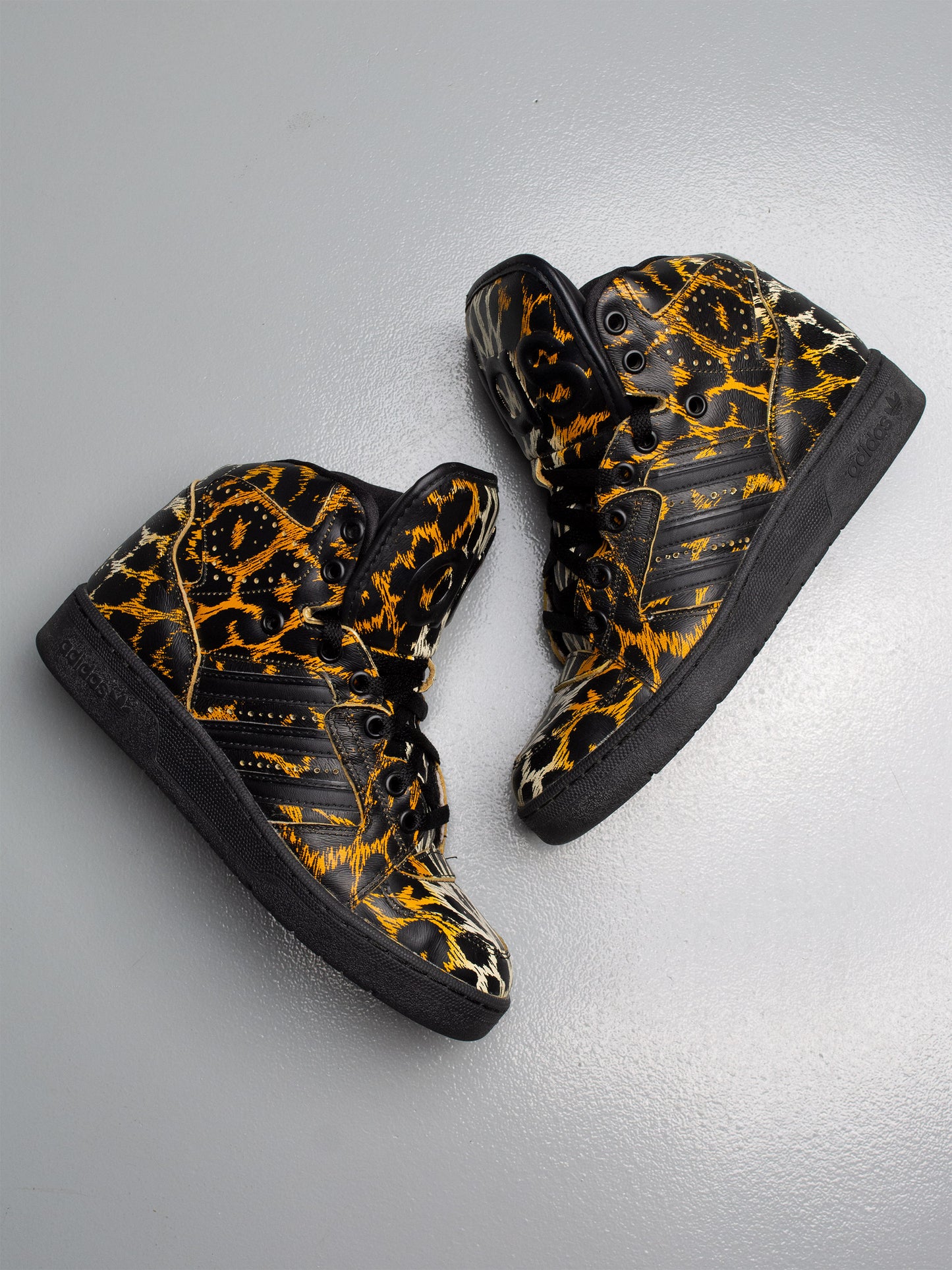 adidas Originals by Jeremy Scott S/S 2014 JS Instinct Hi Leopard - size 38