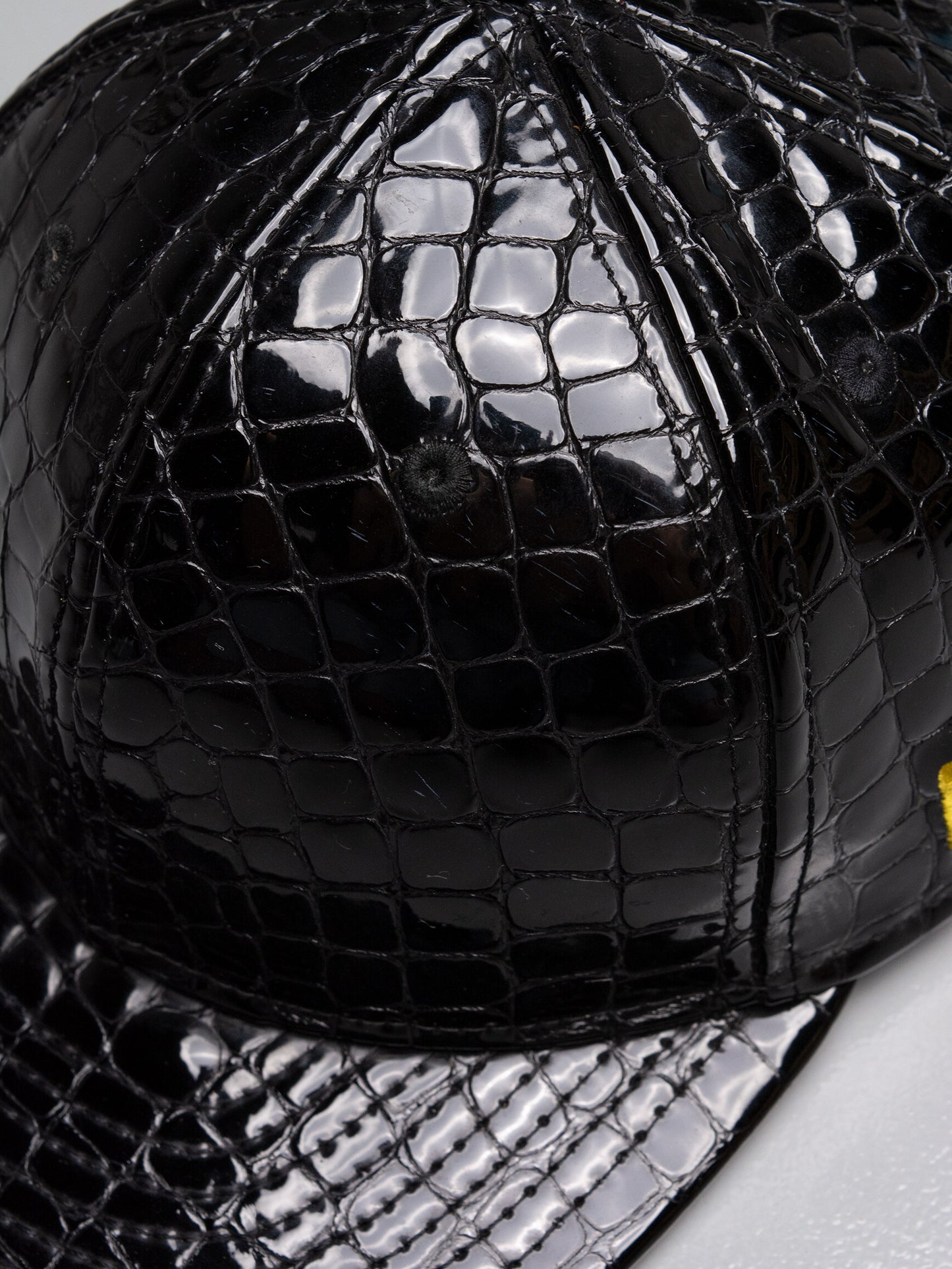 New Era X Jeremy Scott - S/S 2013 - Crocodile embossed leather 9Fifty snapback - size S/M