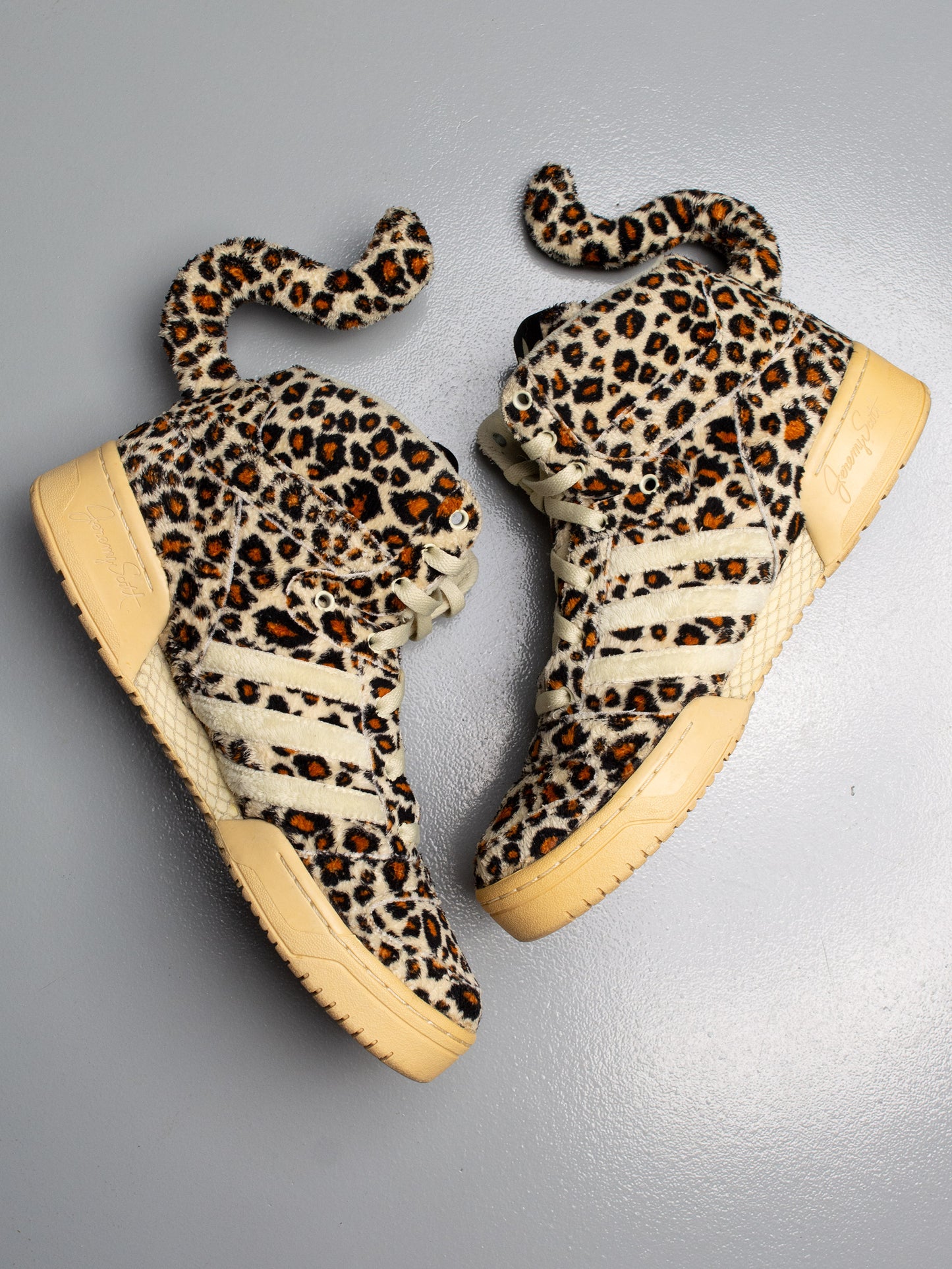 adidas Originals by Jeremy Scott S/S 2012 JS Leopard - size 45 1/3