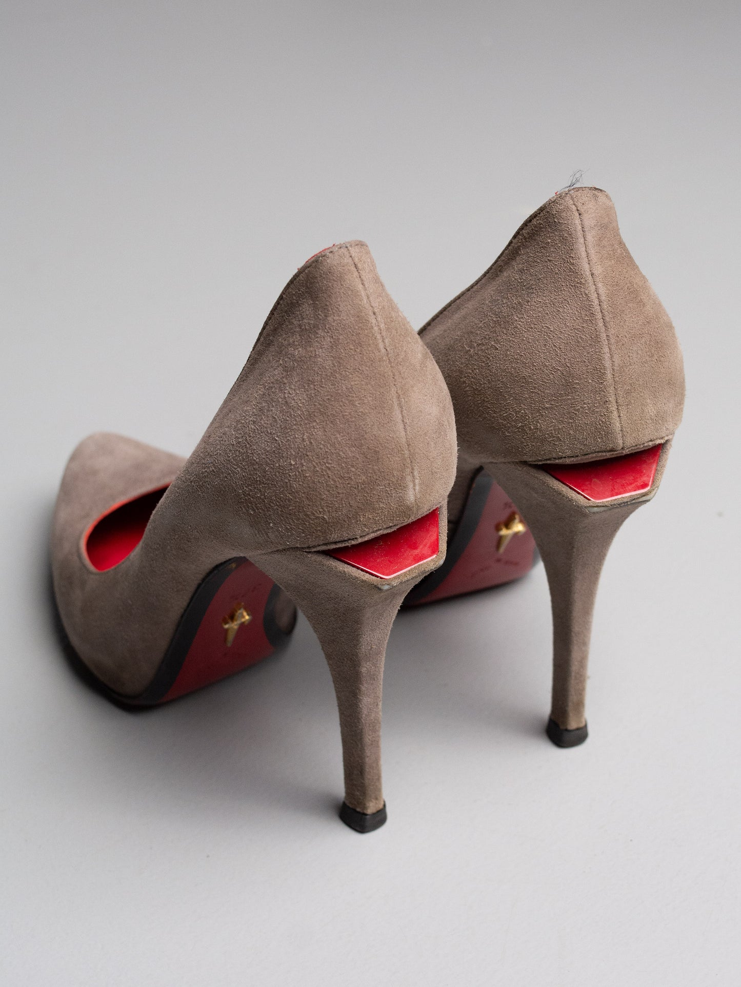 Cesare Paciotti suede heels - size 37.5