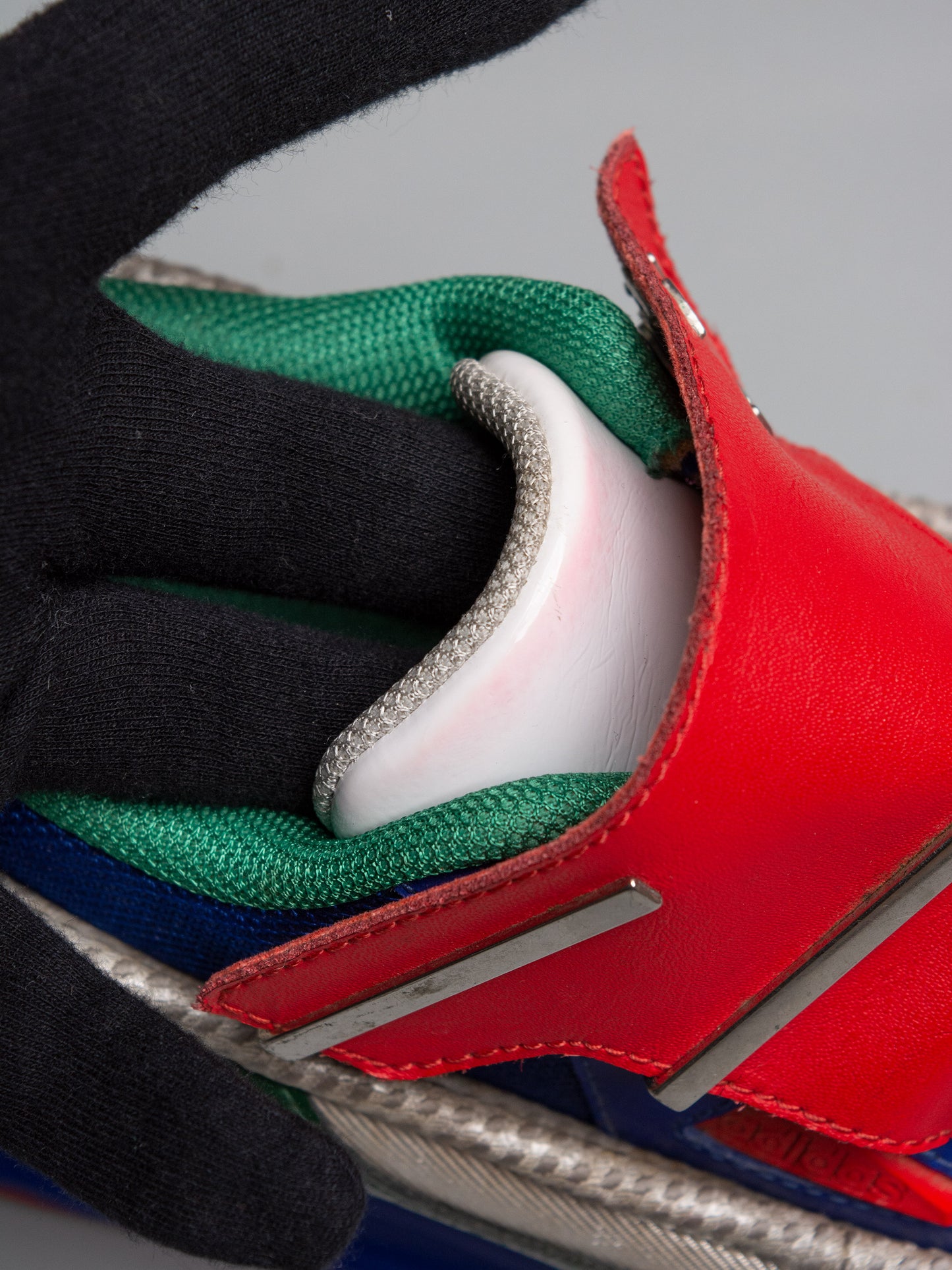 adidas X Raf Simons S/S 2014 Super Trekker (red/blue) - size 40 2/3