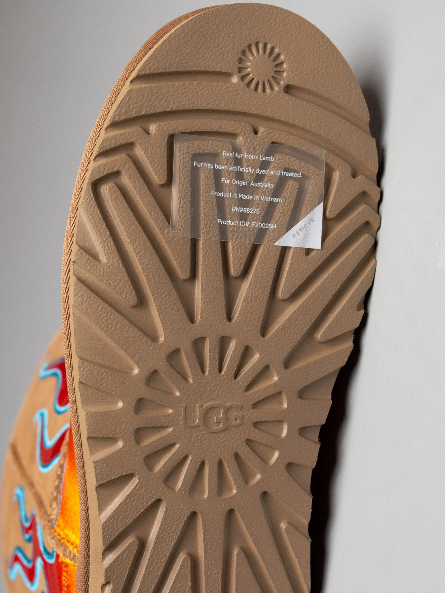 UGG X Jeremy Scott 2025 Classic Short Flames Boot - size 39.5