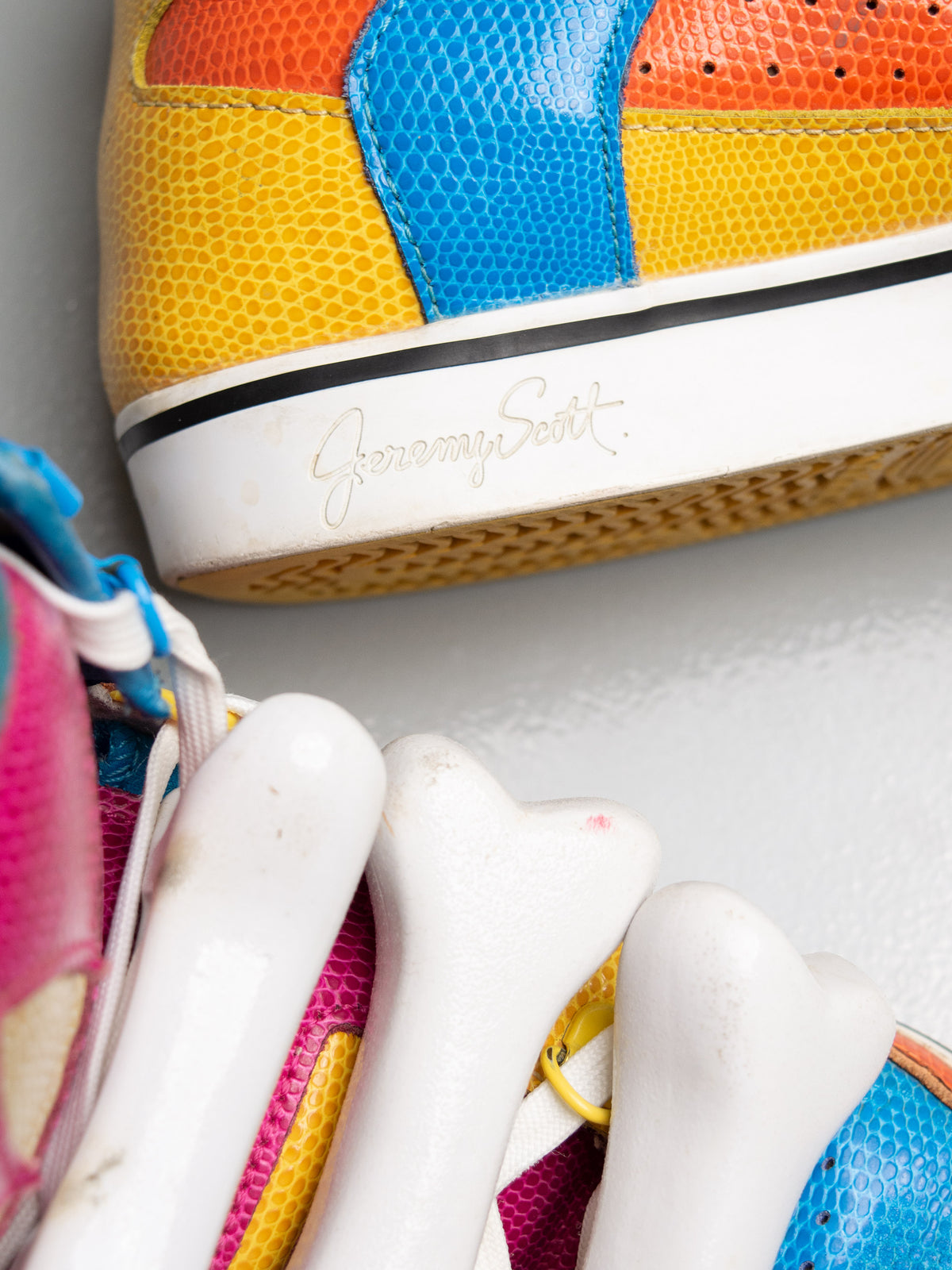 adidas Originals by Jeremy Scott S/S 2014 JS Bones Multicolor - size 37 1/3