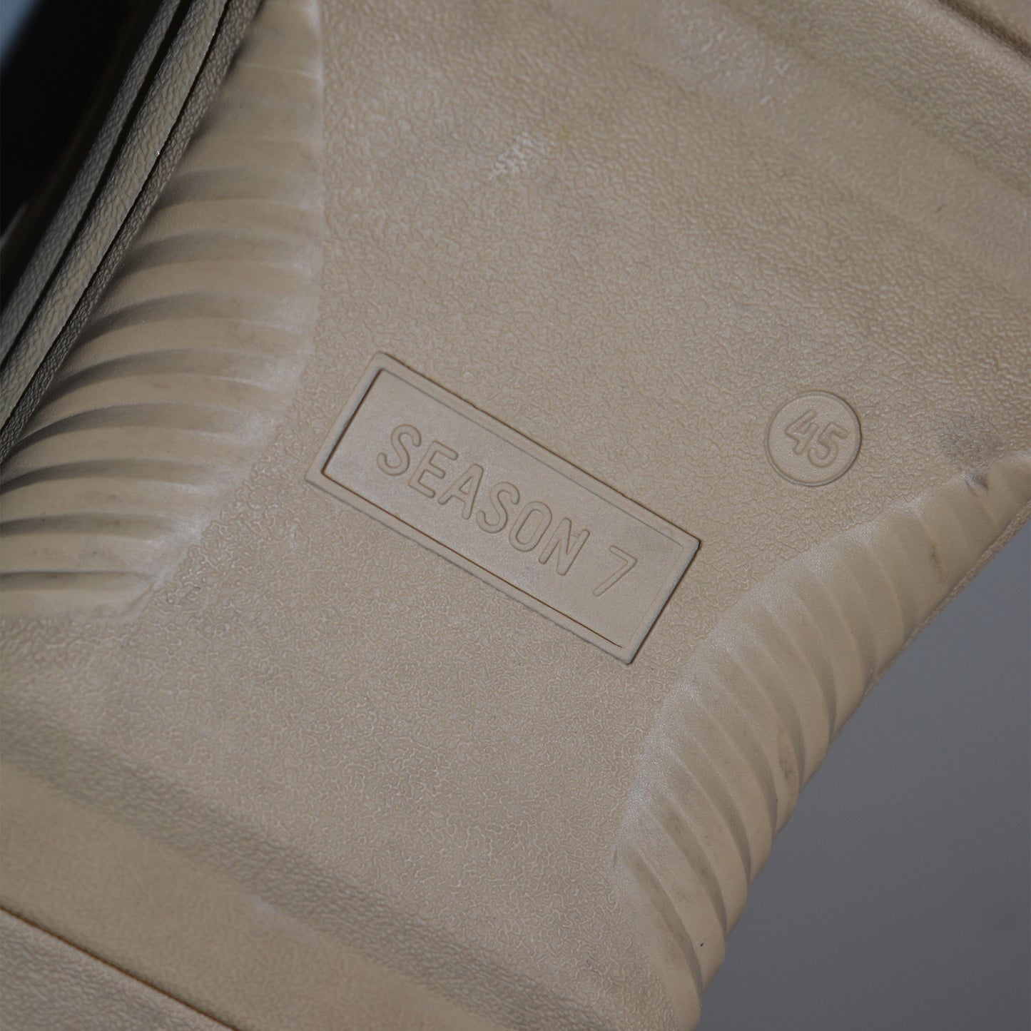 YEEZY Season 7 (2018) - Thick Suede, Mesh and Nubuck Desert Boot (Taupe) - size 45
