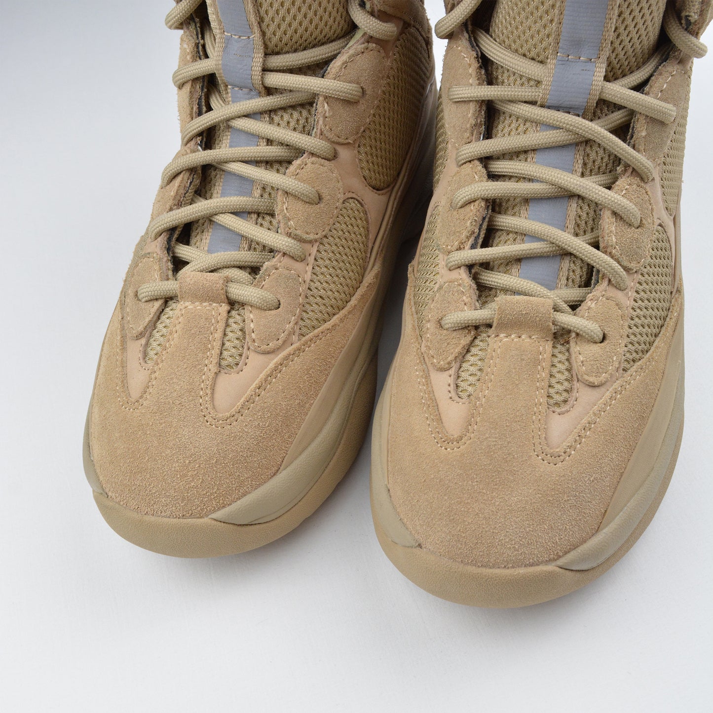 YEEZY Season 7 (2018) - Thick Suede, Mesh and Nubuck Desert Boot (Taupe) - size 40