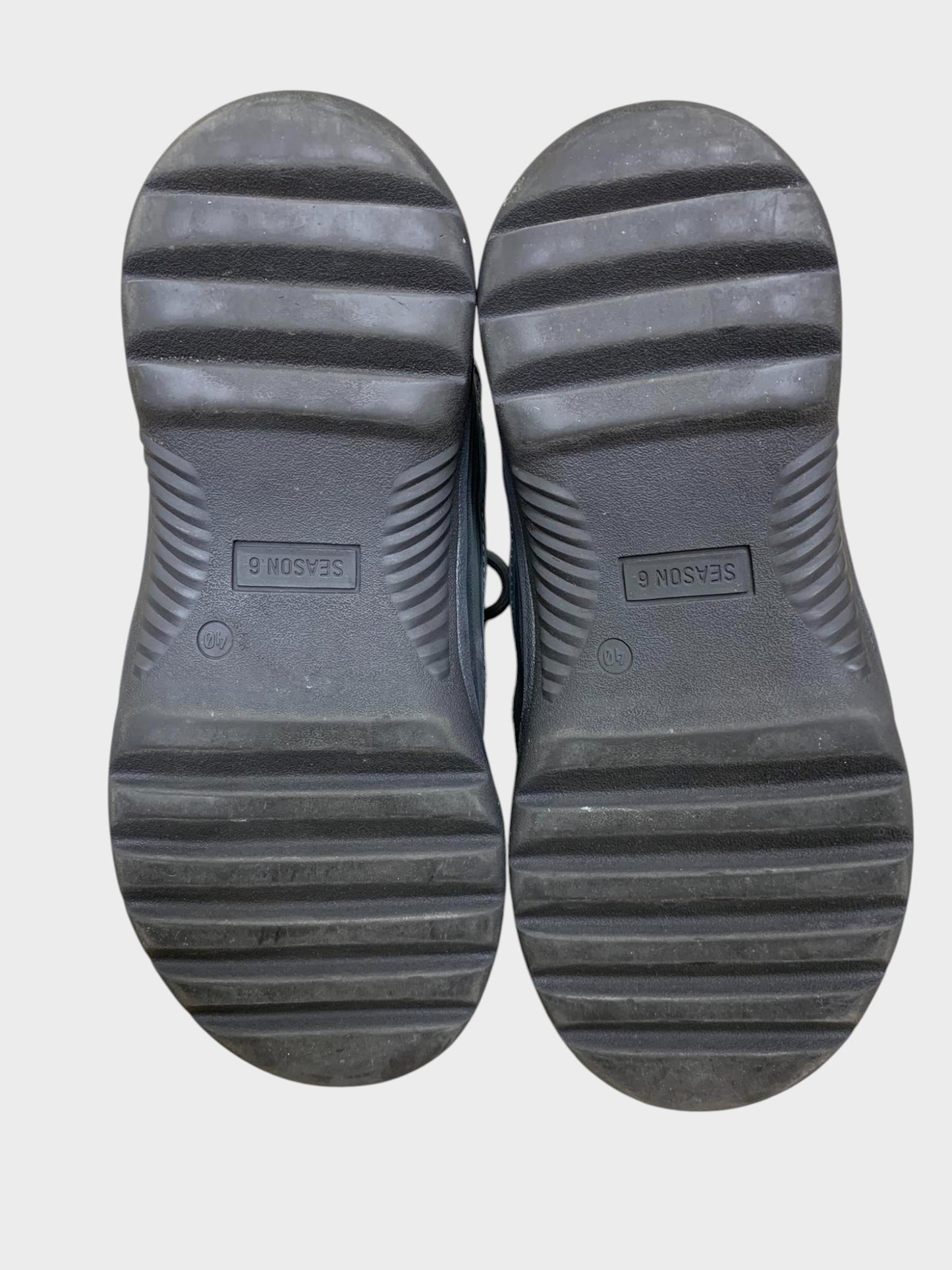 YEEZY Season 6 (2018) - Thick Suede, Mesh and Nubuck Desert Boot (Graphite) - size 40