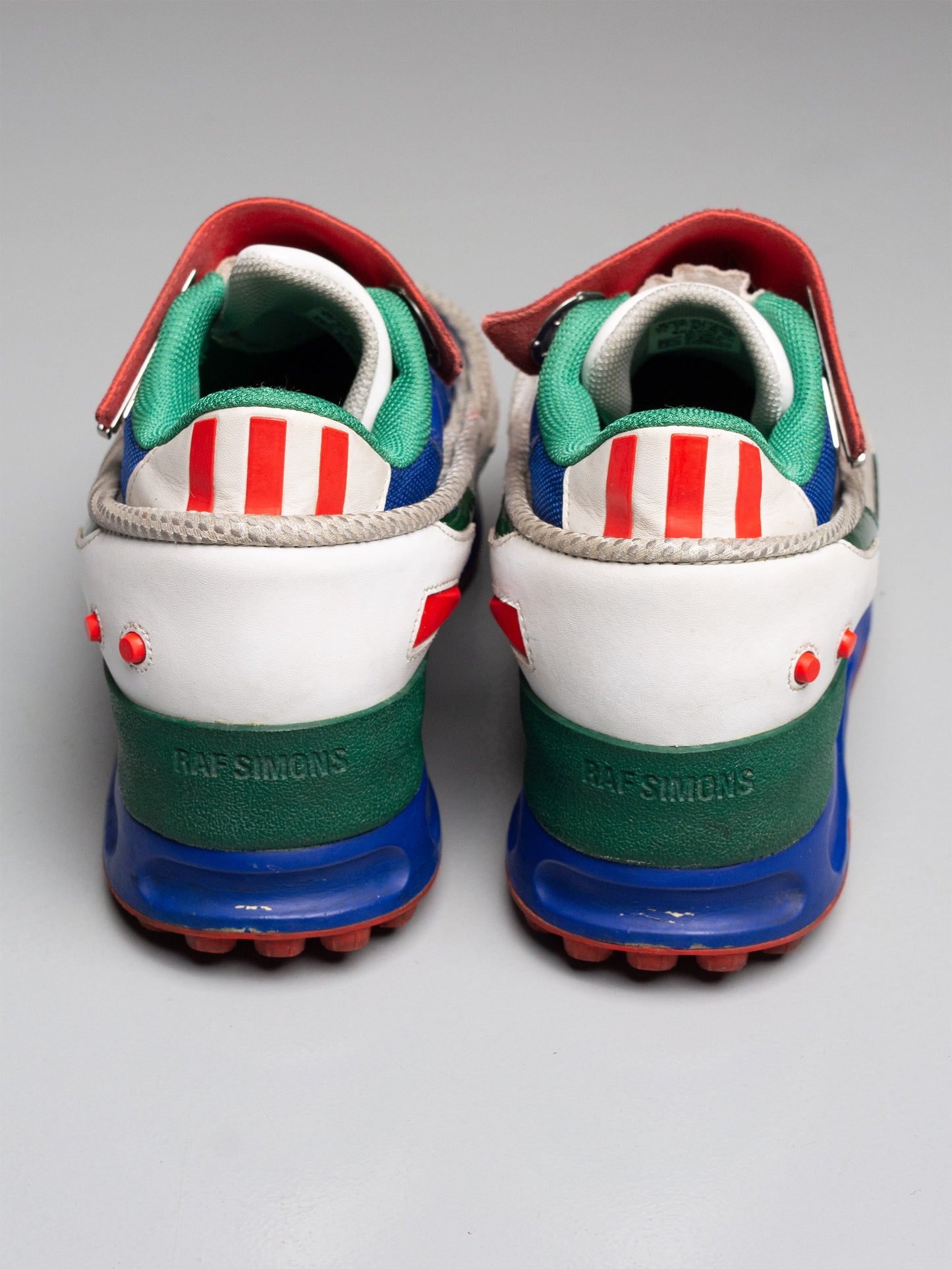 adidas X Raf Simons S/S 2014 Super Trekker (red/blue) - size 40 2/3