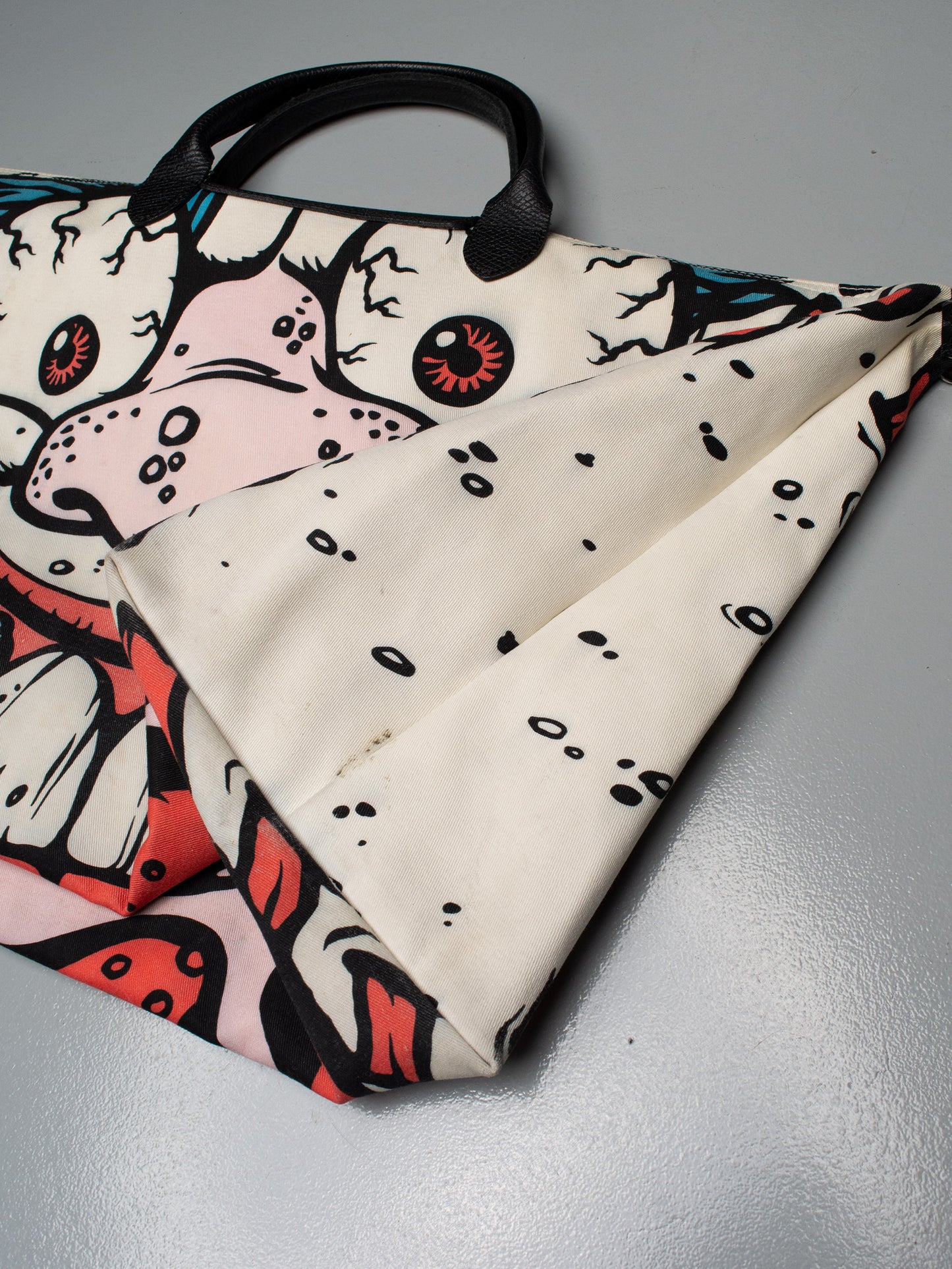 Longchamp X Jeremy Scott X Madballs A/W 2014 Le Pliage bag