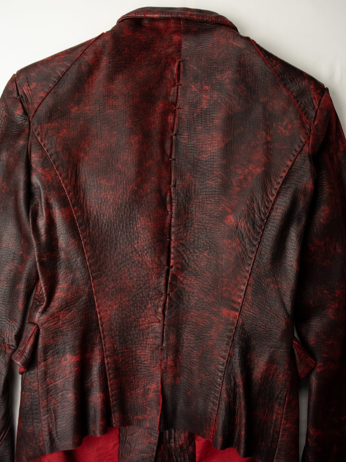 Yohan Serfaty - A/W 2009 - laser cut deer leather jacket - size 34