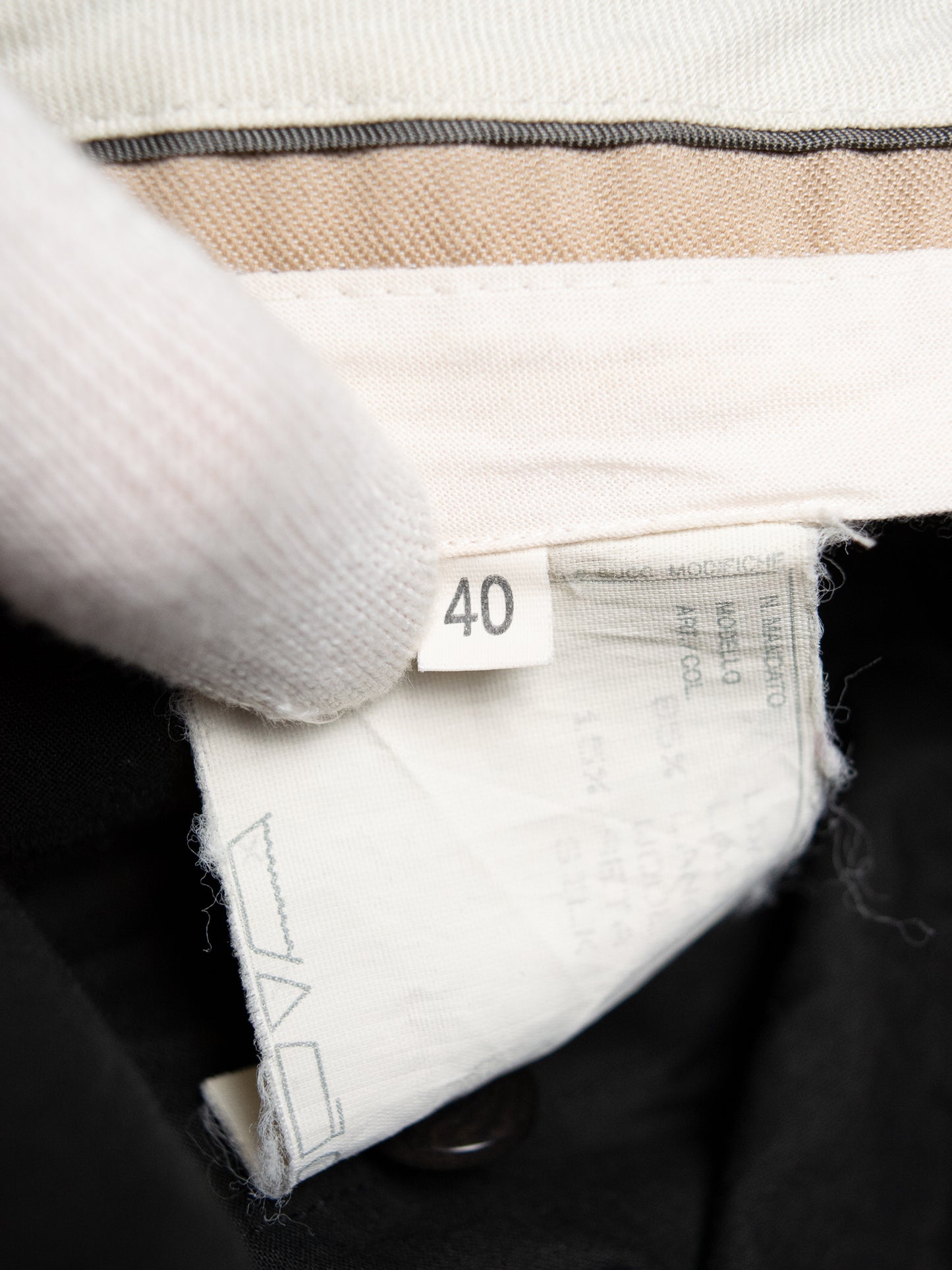 Helmut Lang - (vintage) - wool and silk lightweight pants (dark grey) - women's size 40