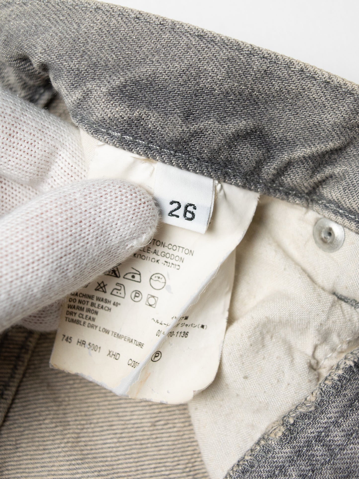 Helmut Lang - (vintage) - Classic 5 Pocket jeans - size 26