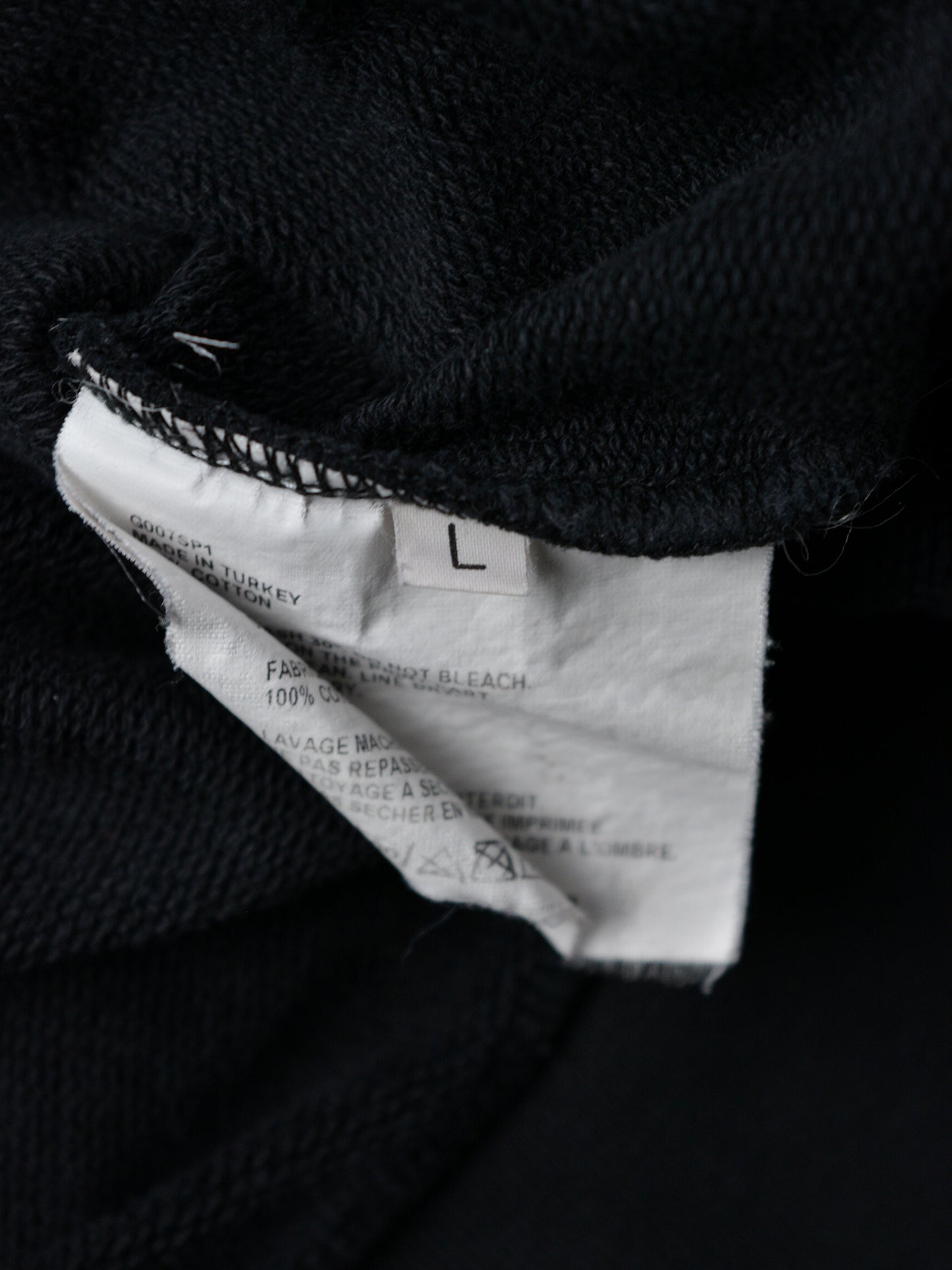 Gosha Rubchinskiy - Greatest Hits (2015) - "Dawn" hoodie (black) - size L