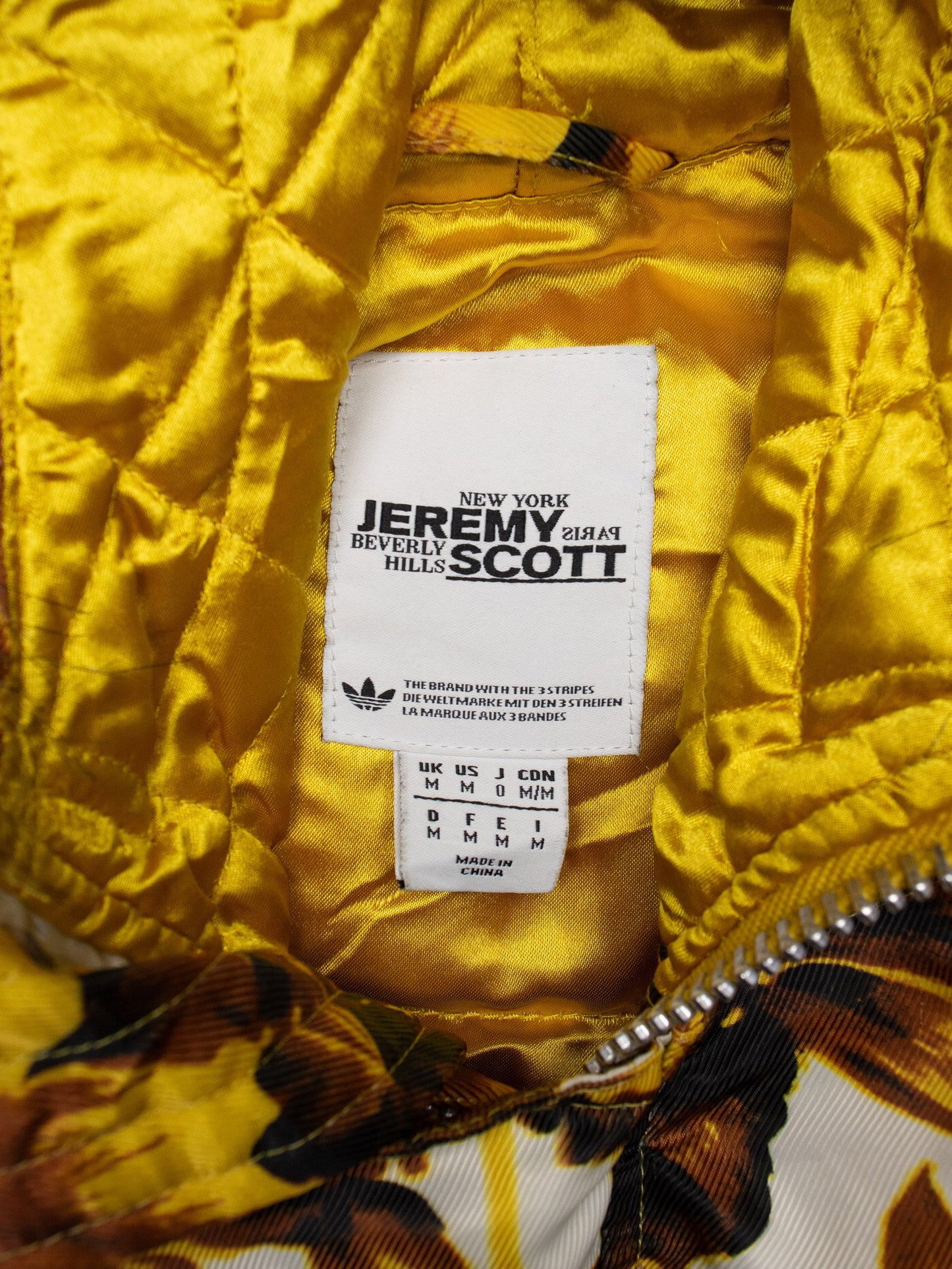 adidas Originals by Jeremy Scott - A/W 2013 - Golden Flower Down Jacket - size M