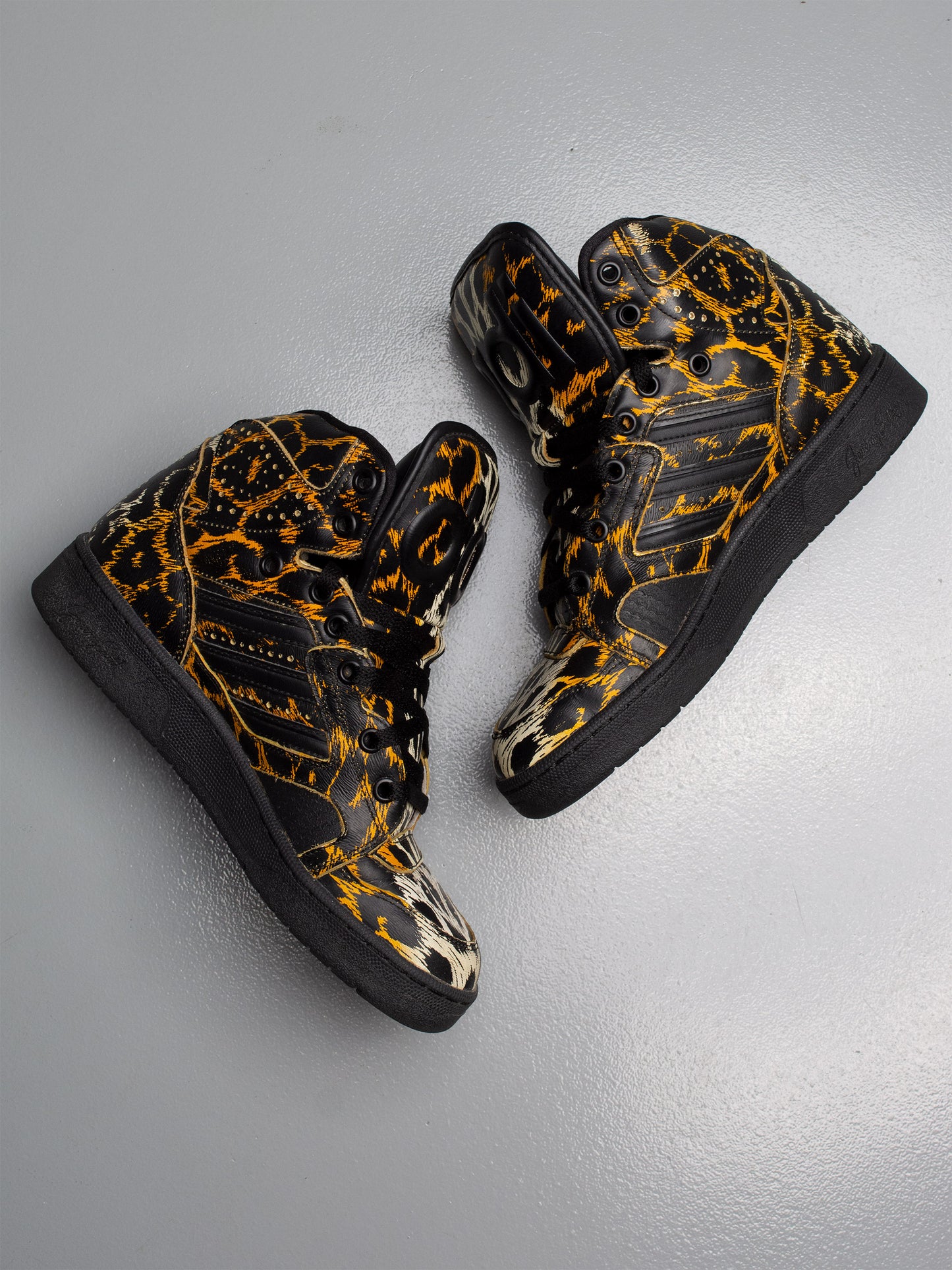 adidas Originals by Jeremy Scott S/S 2014 JS Instinct Hi Leopard - size 38