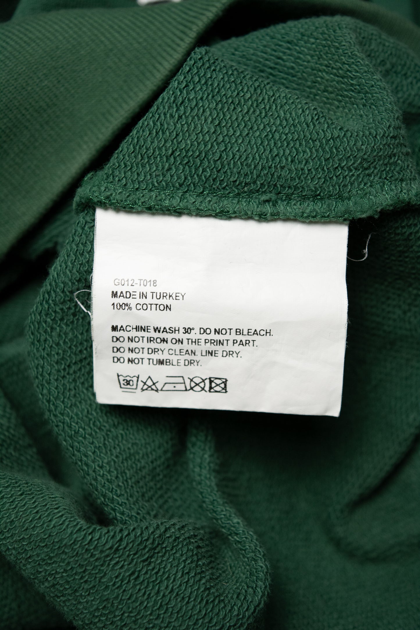 Gosha Rubchinskiy - S/S 2018 - double collar crewneck (green) - size S
