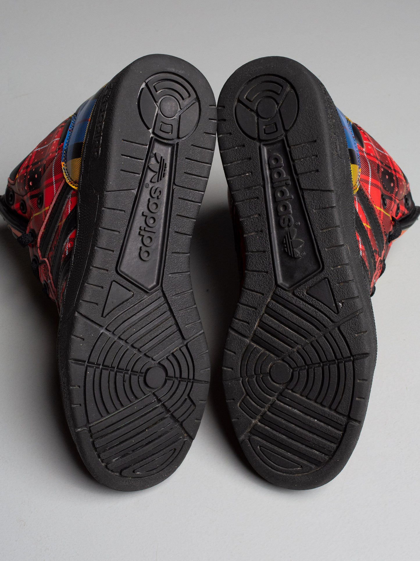 adidas Originals by Jeremy Scott S/S 2013 JS Instinct Hi "Plaid" - size 39 1/3