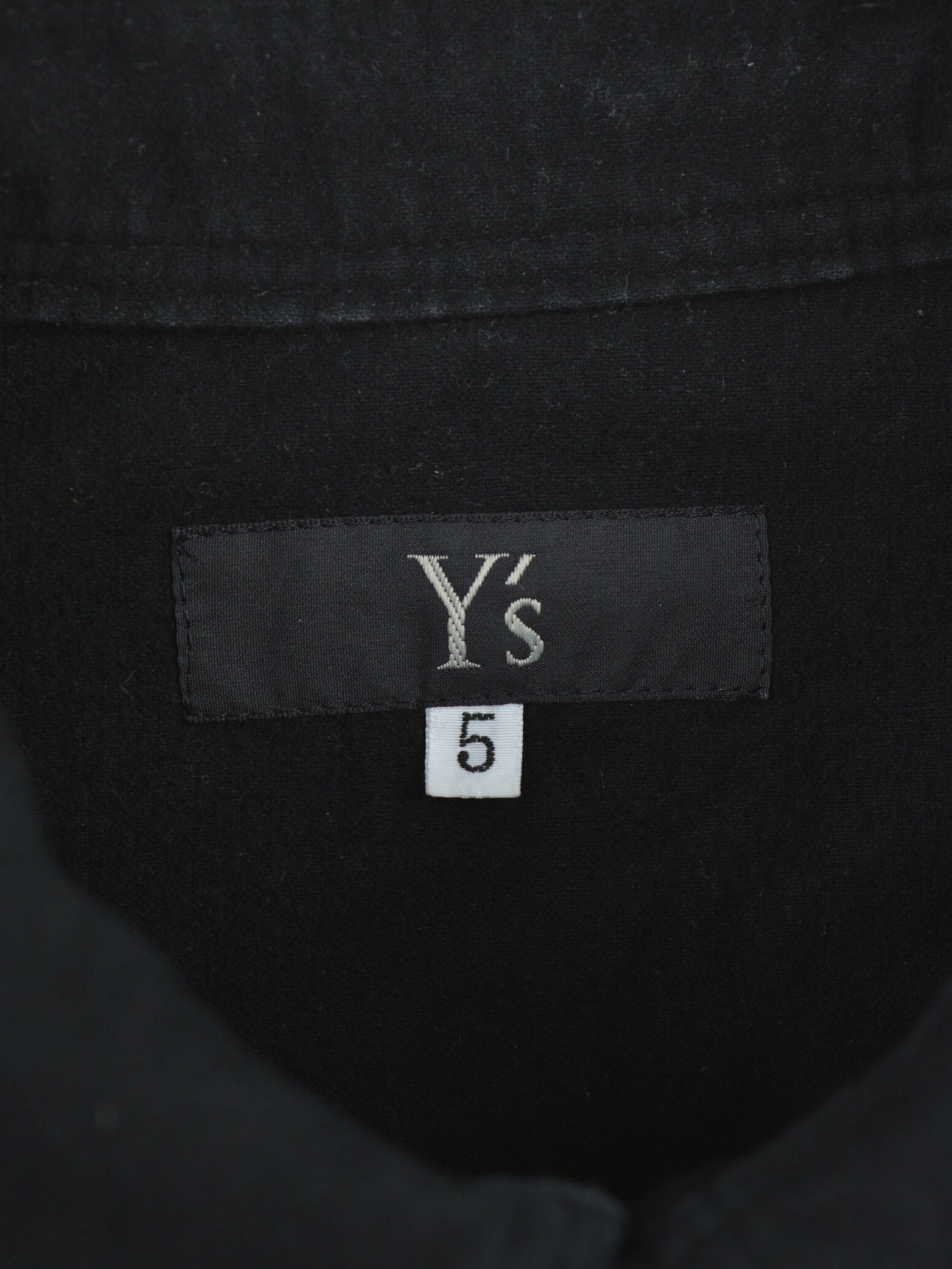 Y's - A/W 2009 - military cropped flannel check shirt - men's size 5
