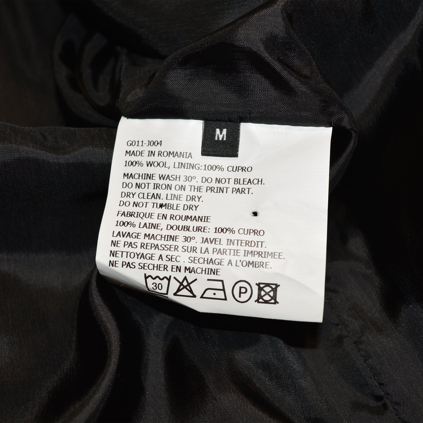 Gosha Rubchinskiy - S/S 2017 - check wool jacket - size M