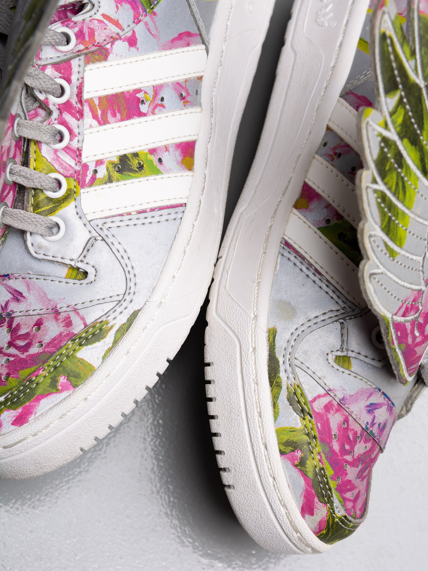 adidas Originals by Jeremy Scott S/S 2015 JS Wings Floral - size 37 1/3