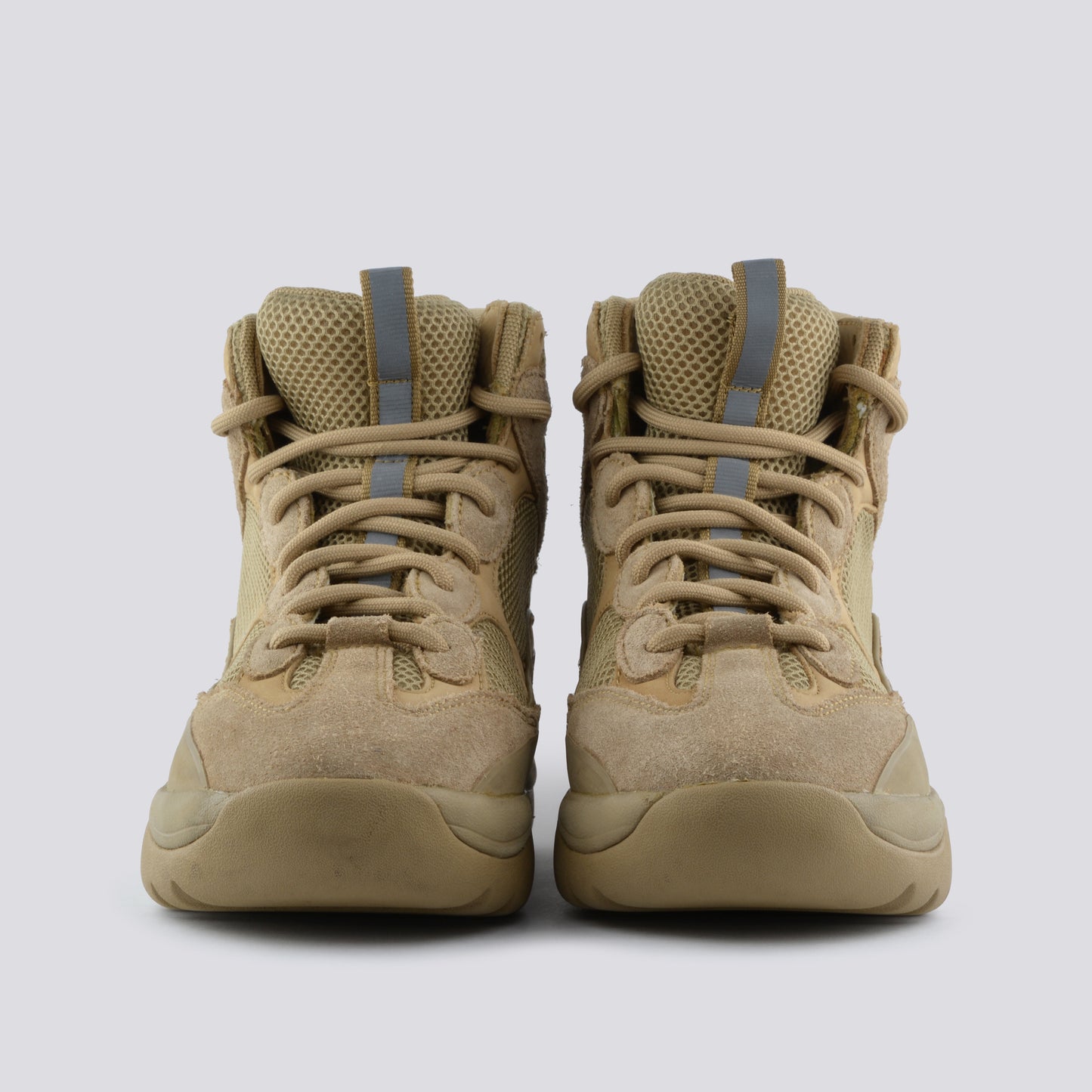 YEEZY Season 6 (2018) - Thick Suede, Mesh and Nubuck Desert Boot (Taupe) - size 42