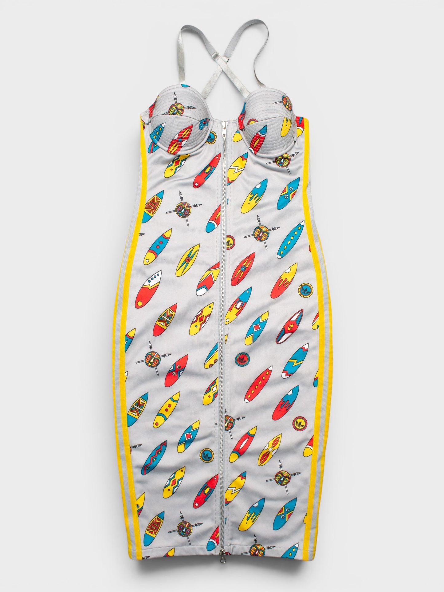 adidas Originals by Jeremy Scott - A/W 2009 - African Surfboard dress - size 38