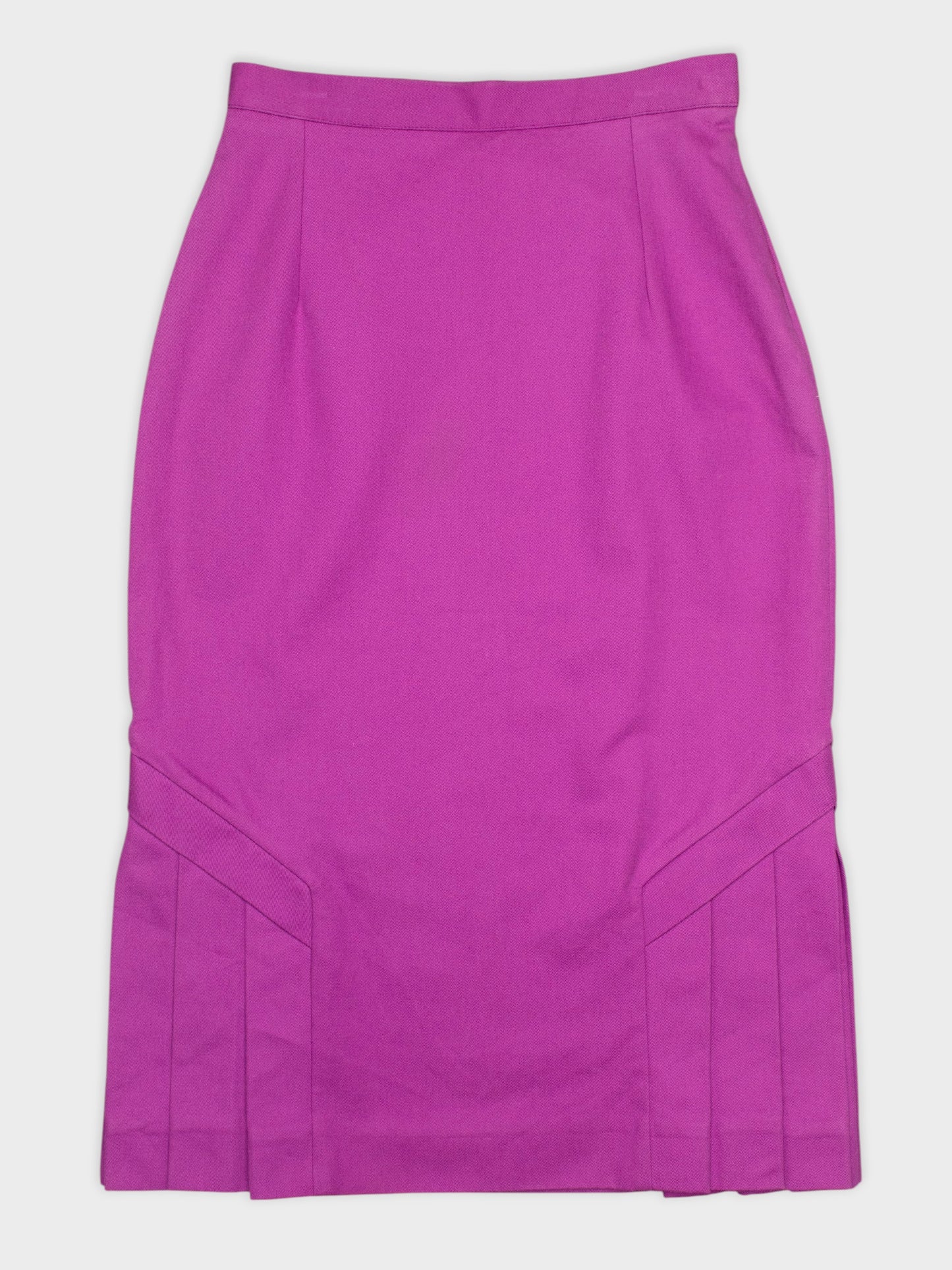Jeremy Scott - S/S 2001 - cotton midi skirt (purple) - size XS