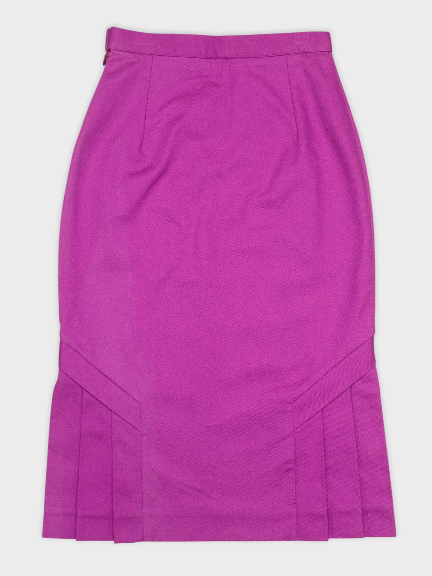 Jeremy Scott - S/S 2001 - cotton midi skirt (purple) - size XS
