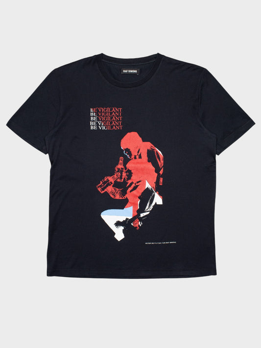 Raf Simons X Peter De Potter - "Be Vigilant" t-shirt - size M
